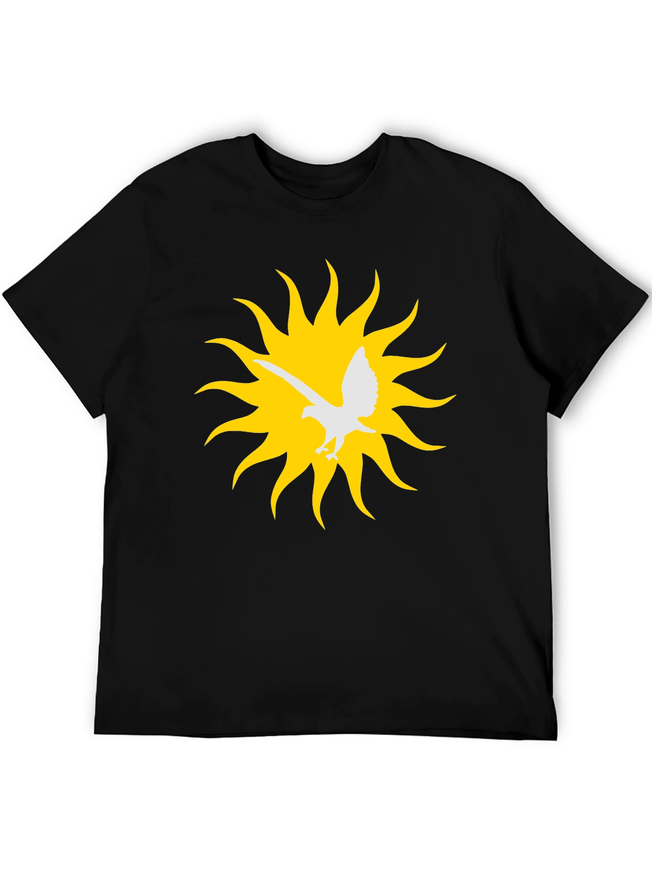 Eagle Sun Graphic Tee - Black