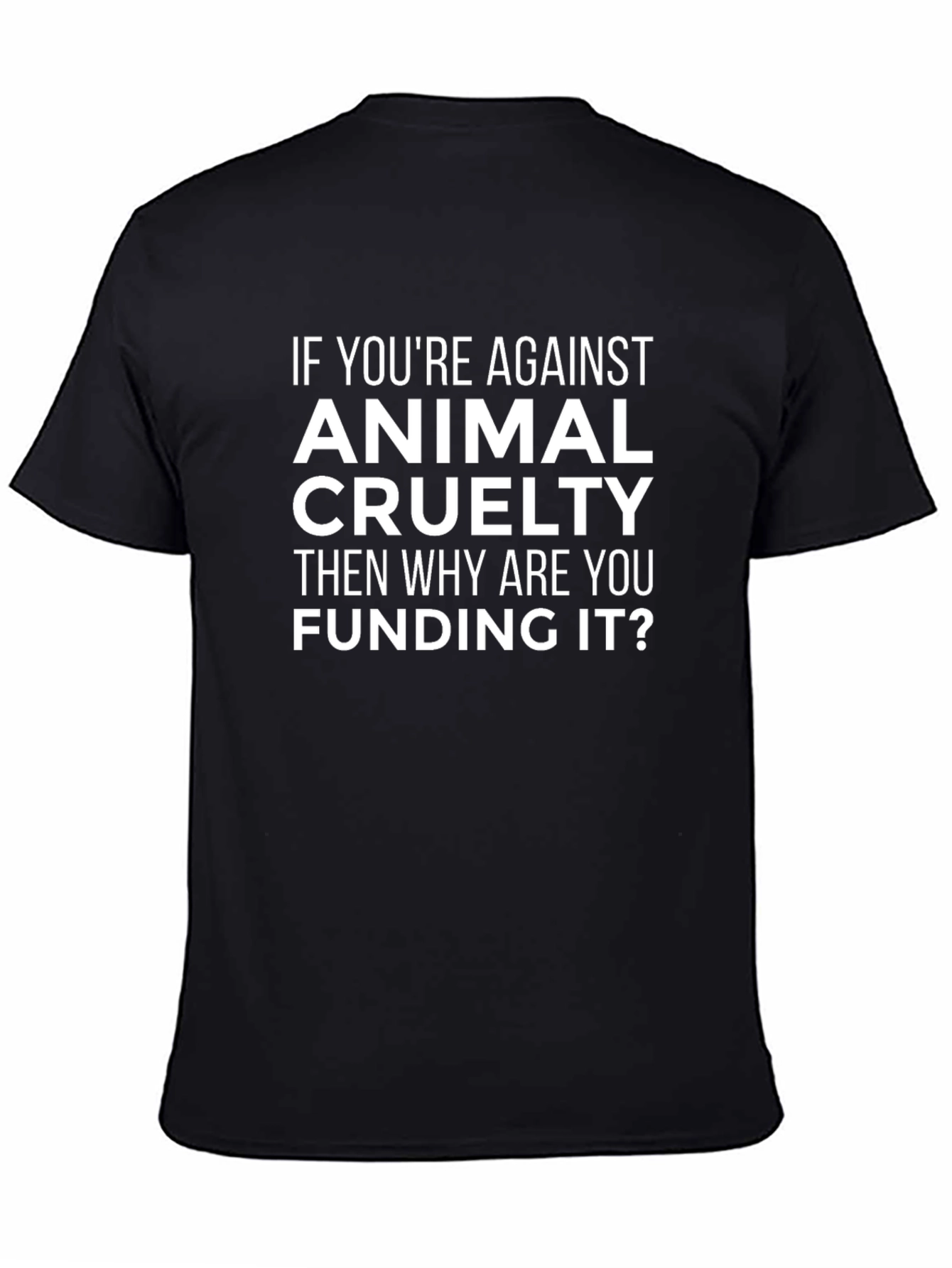 Animal Cruelty Awareness Graphic T-Shirt