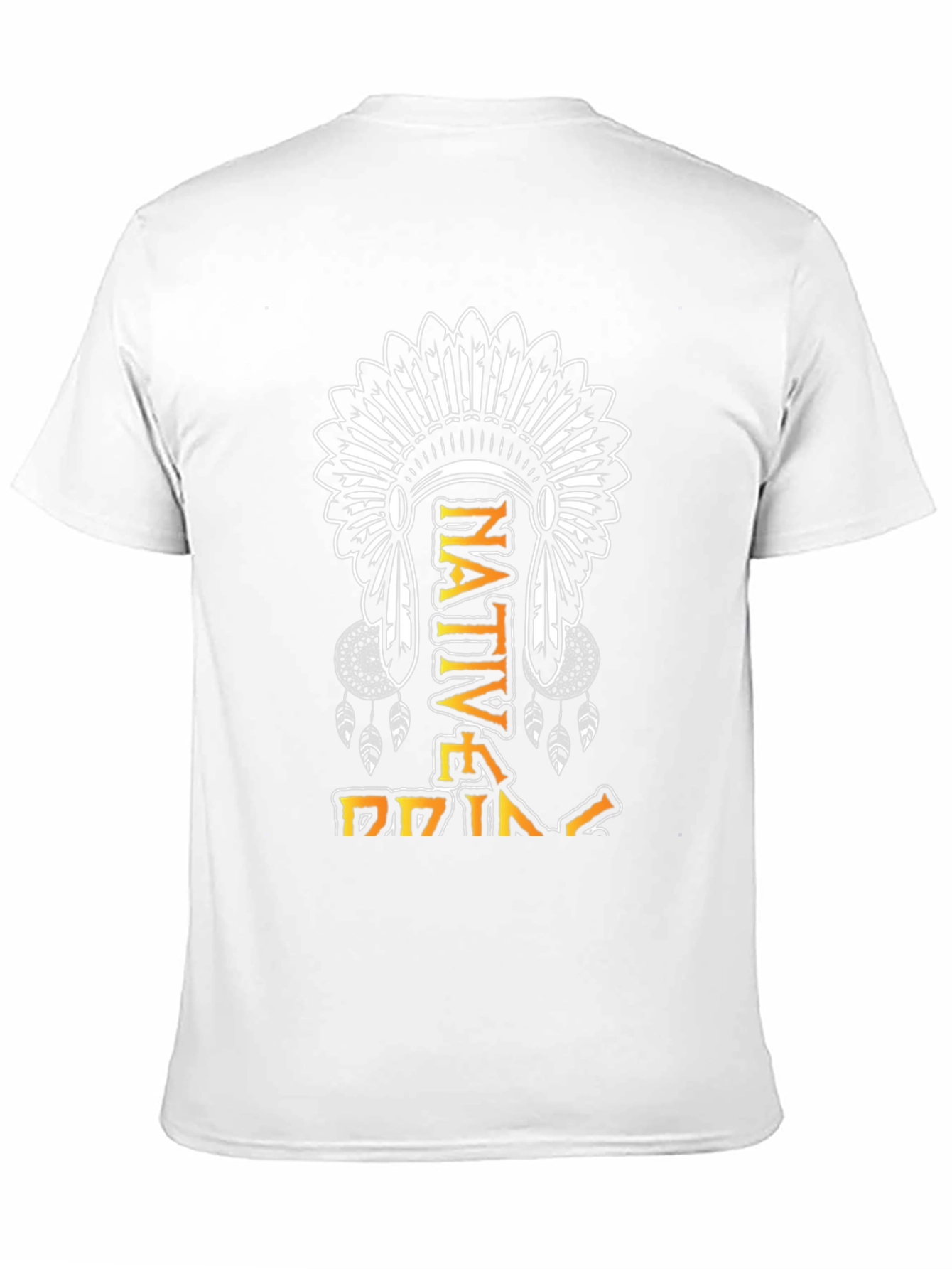 Native Pride Graphic Tee - Indigenous Headdress Design