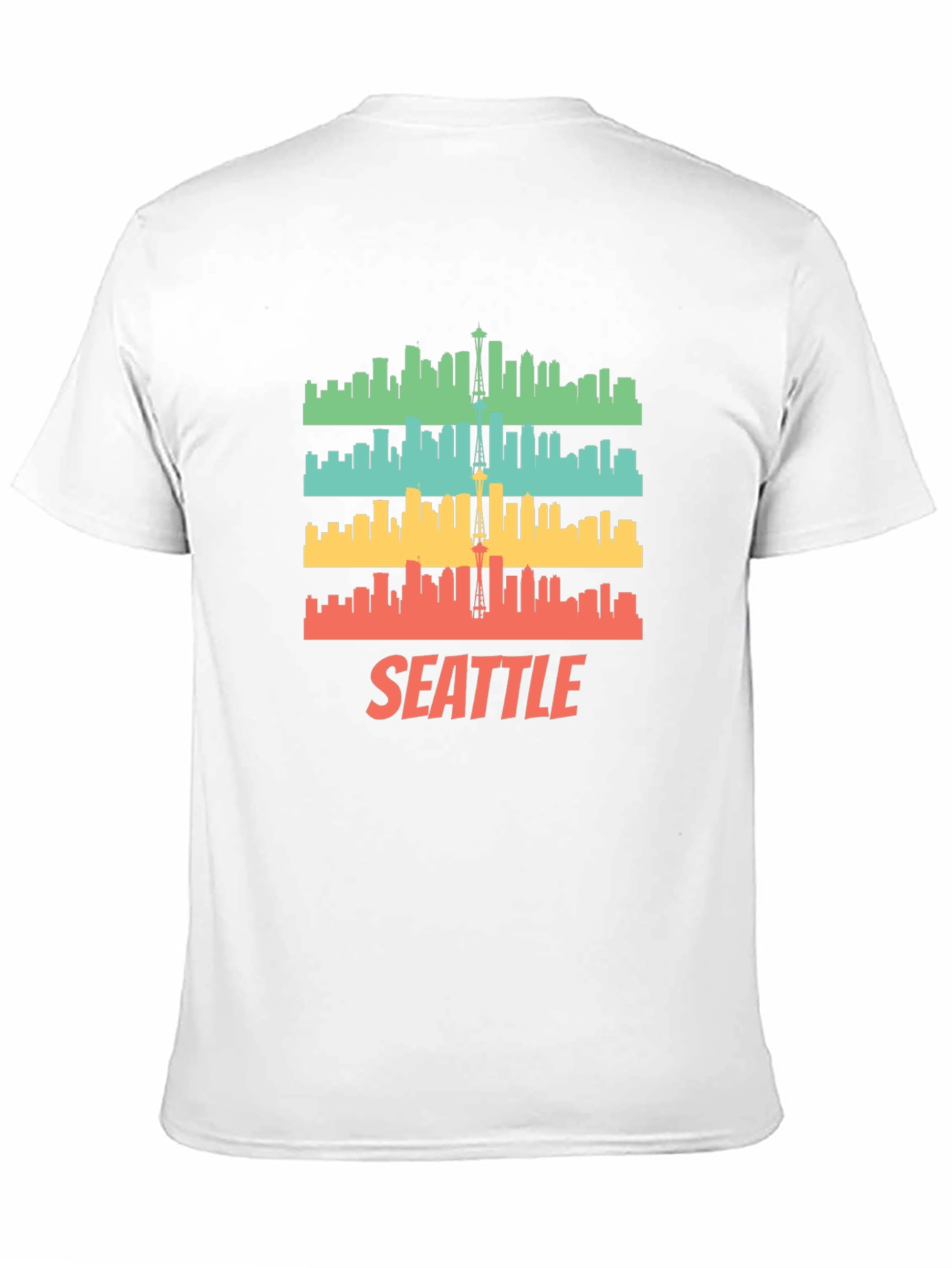 Seattle Skyline Graphic T-Shirt
