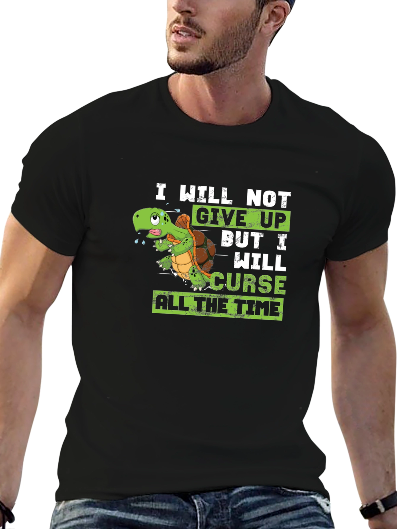 I Will Not Give Up Turtle T-Shirt