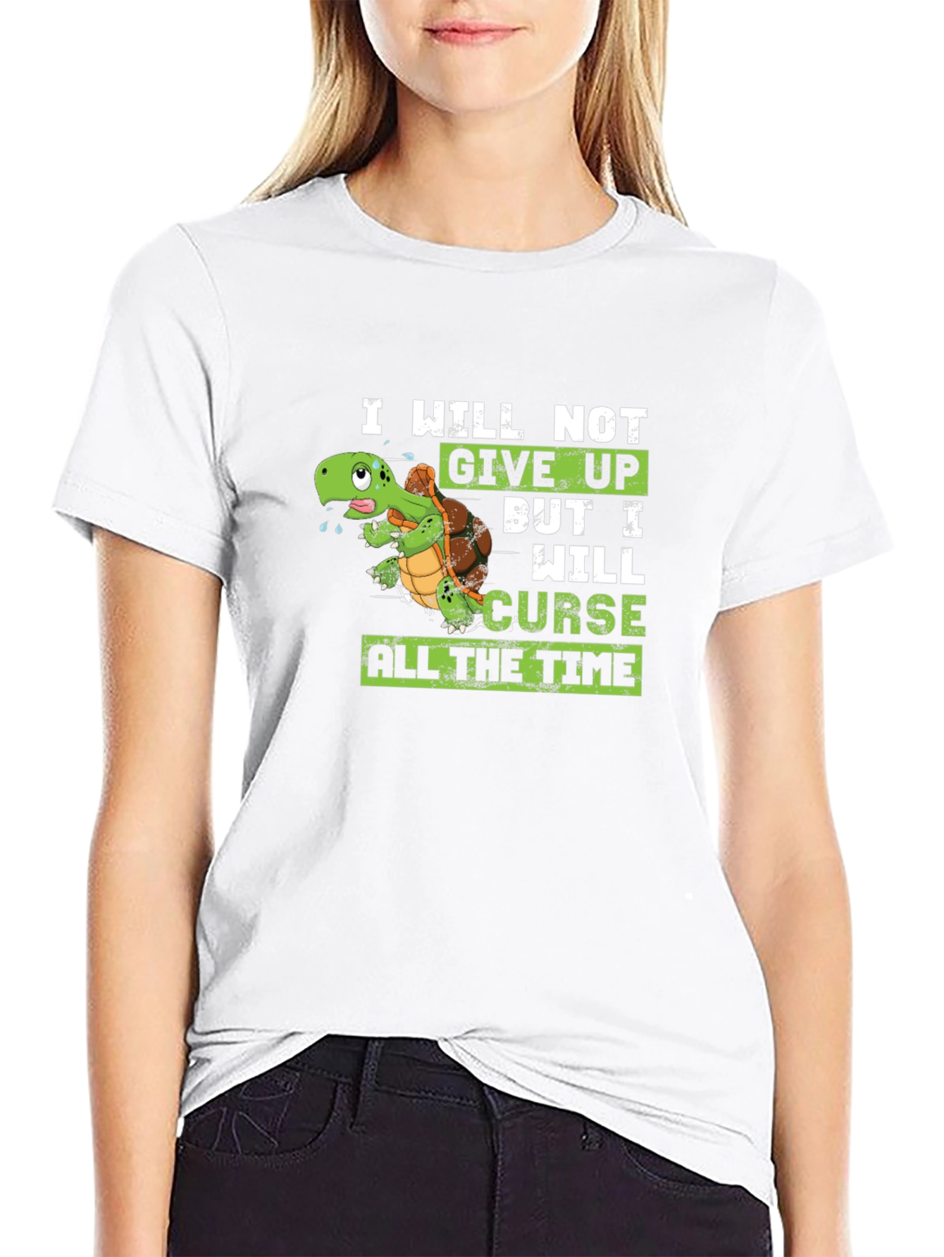 I Will Not Give Up Turtle T-Shirt