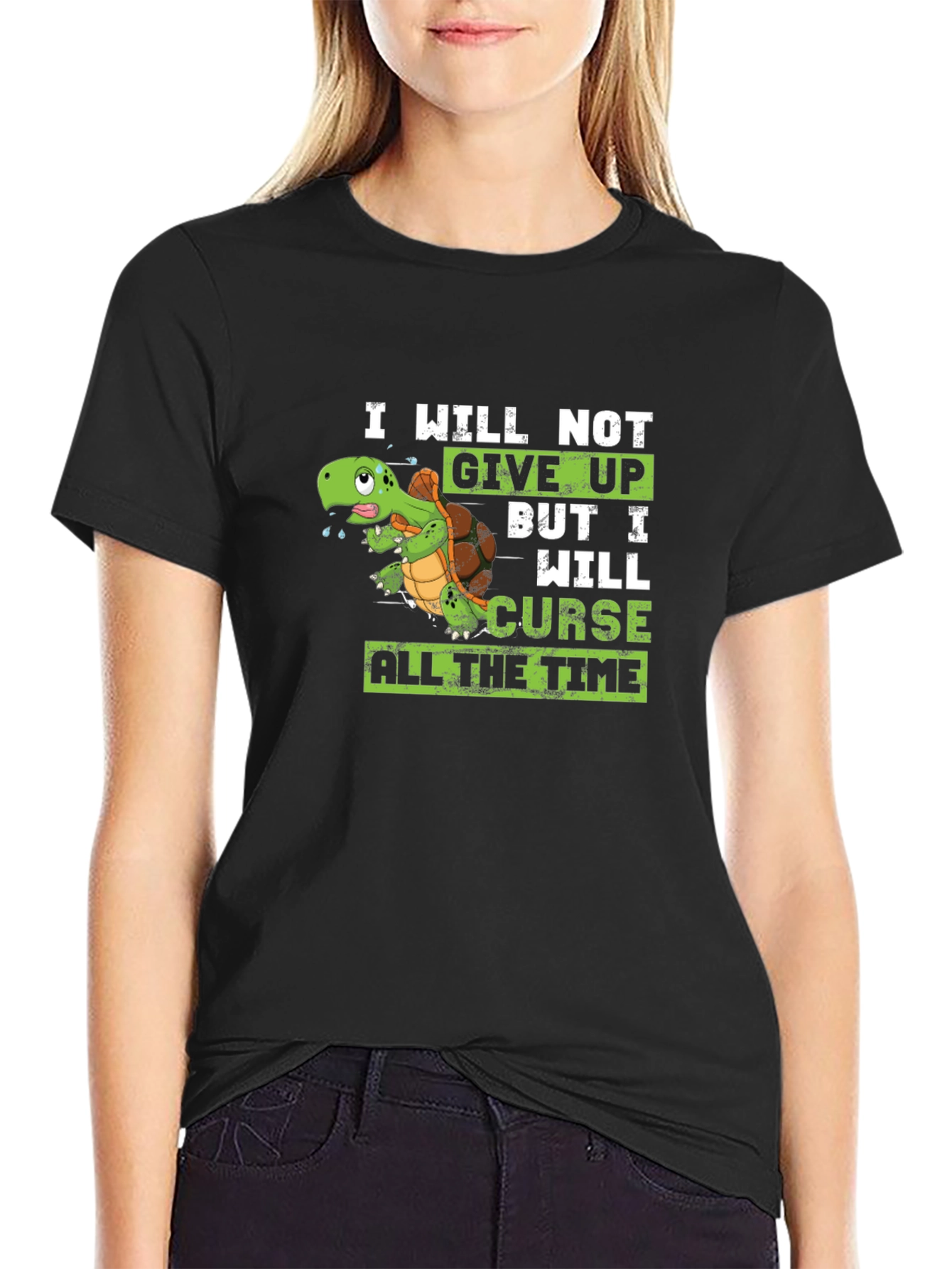 I Will Not Give Up Turtle T-Shirt