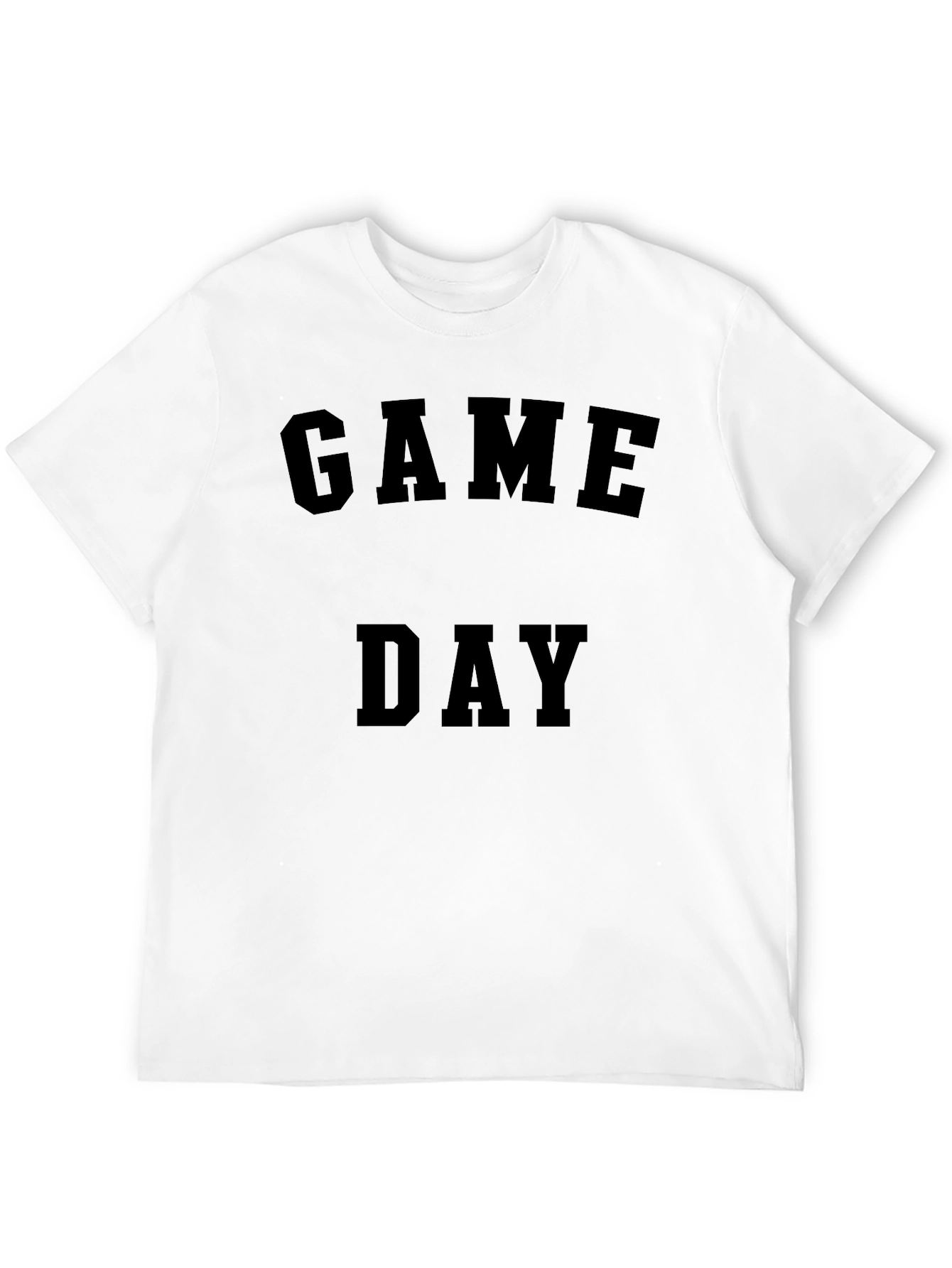 Game Day Black Graphic Tee