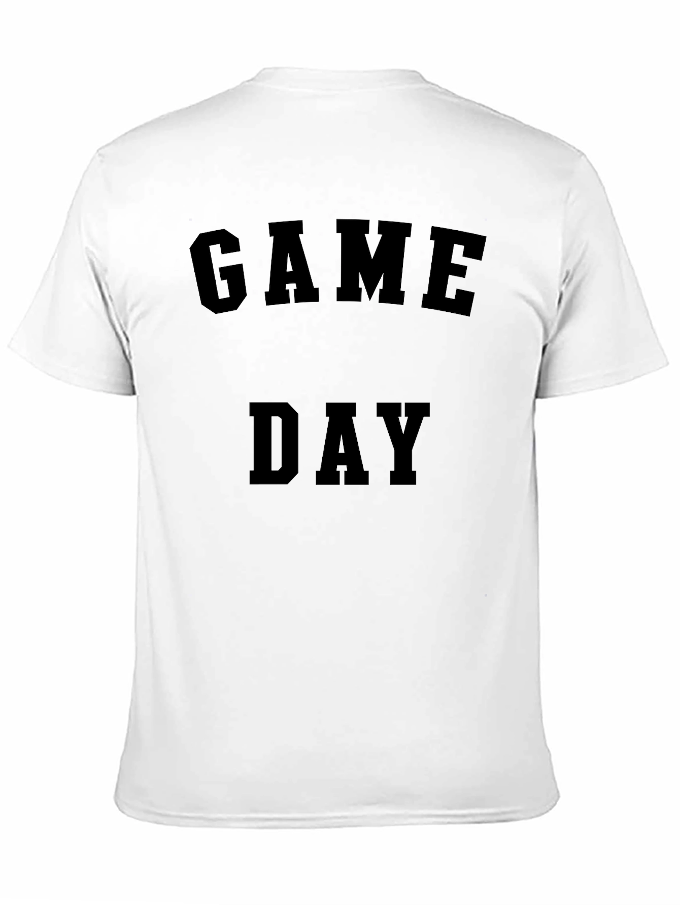 Game Day Black Graphic Tee
