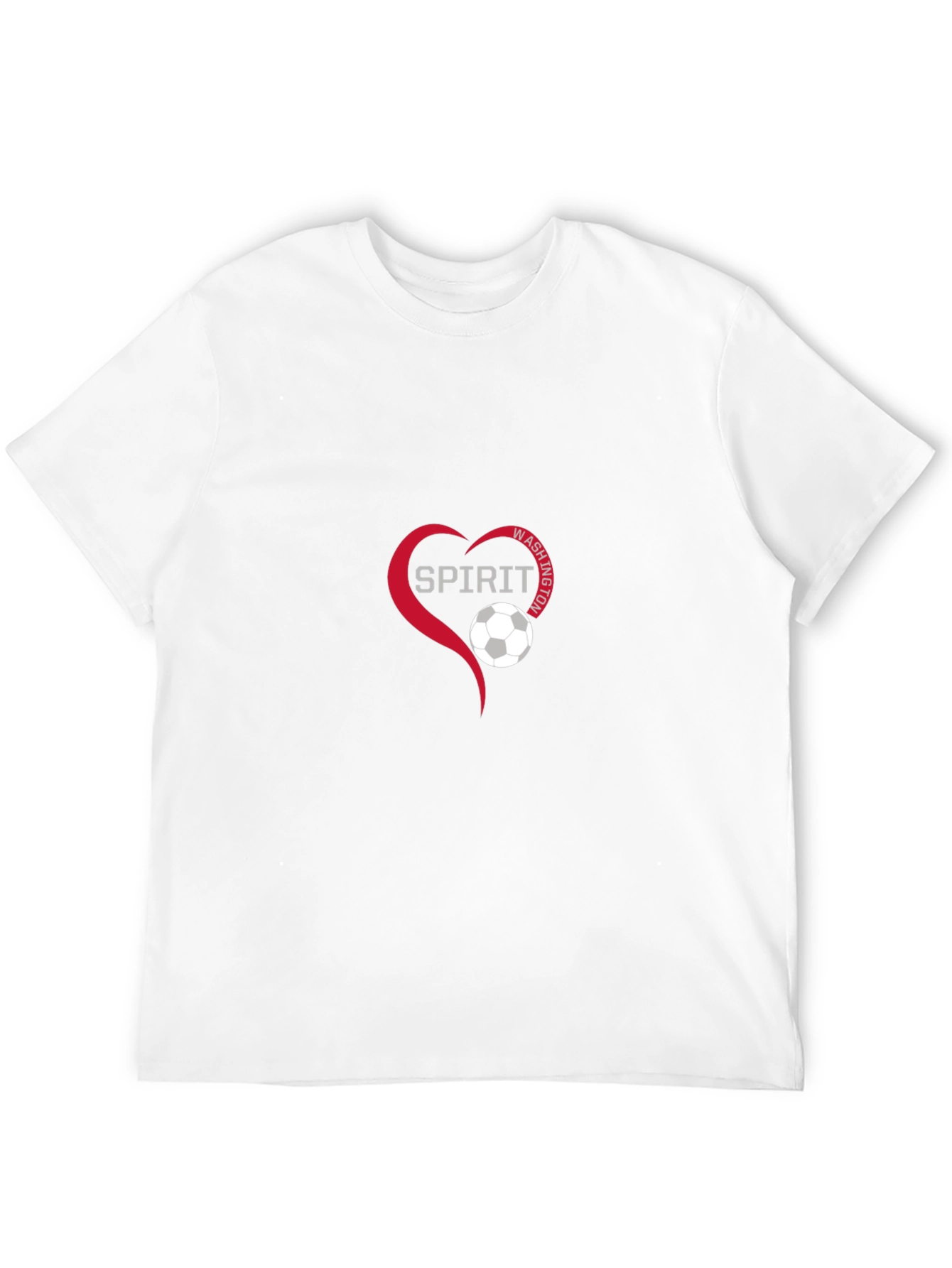 Spirit Washington Soccer Heart Tee