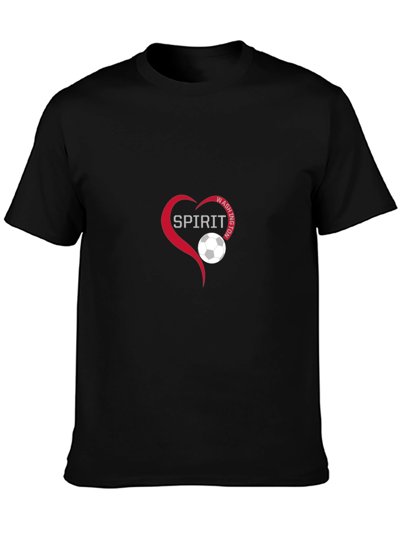 Spirit Washington Soccer Heart Tee