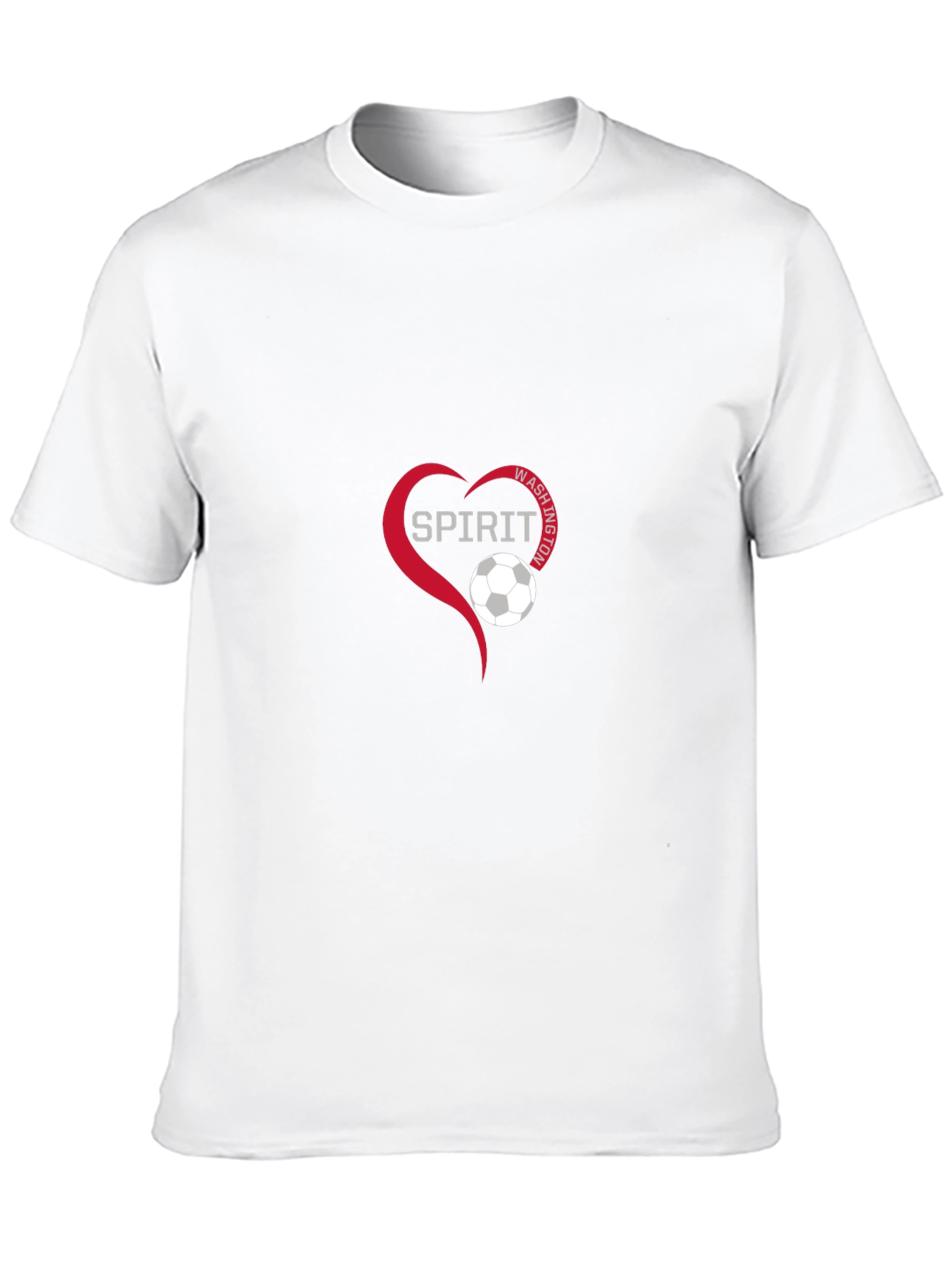 Spirit Washington Soccer Heart Tee