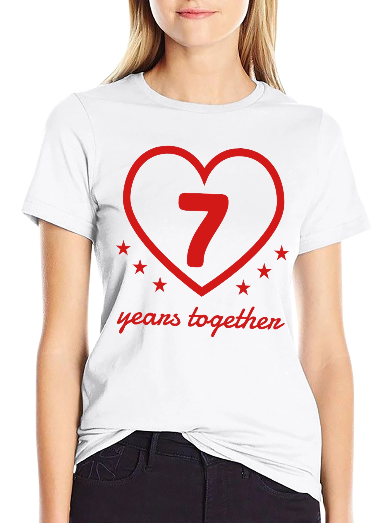 7th Anniversary T-Shirt - Years Together