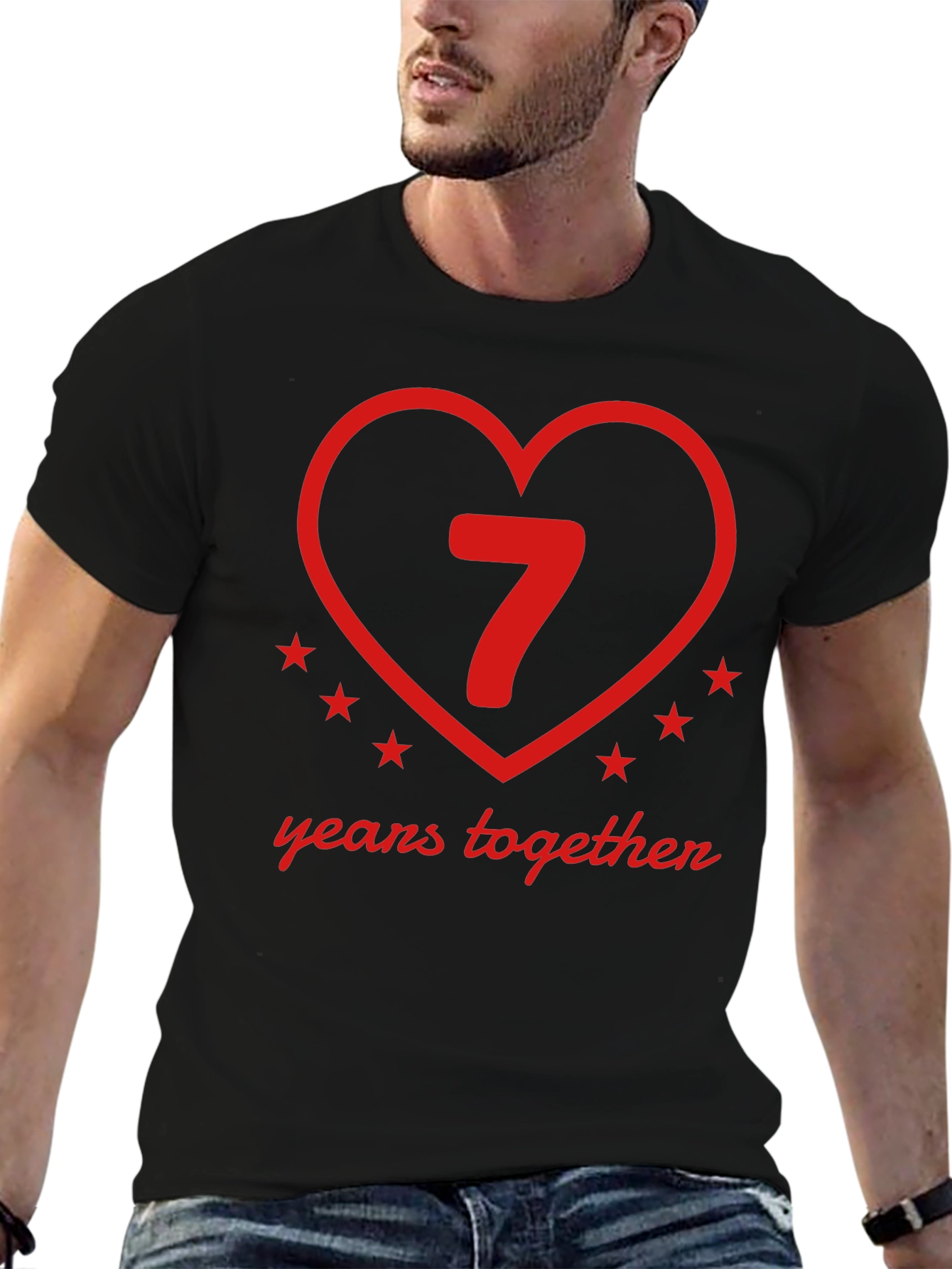 7th Anniversary T-Shirt - Years Together
