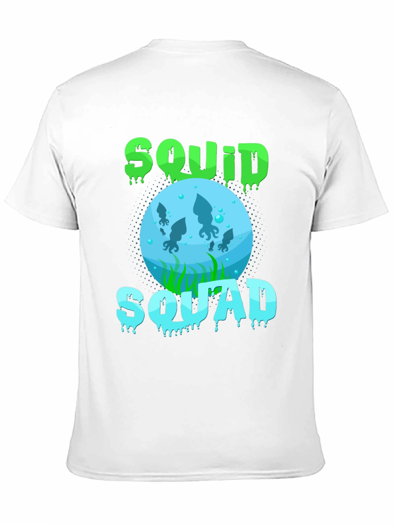 Squid Squad Graphic Print Black T-Shirt