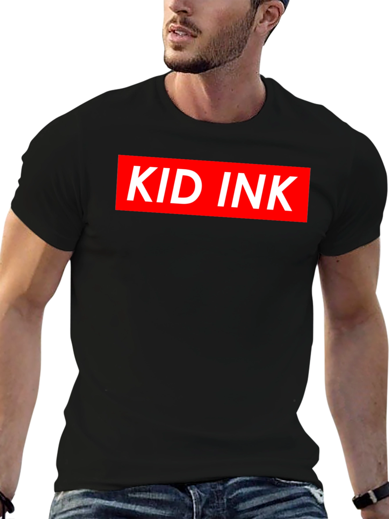 Kid Ink Graphic Tee - Bold Red on Black
