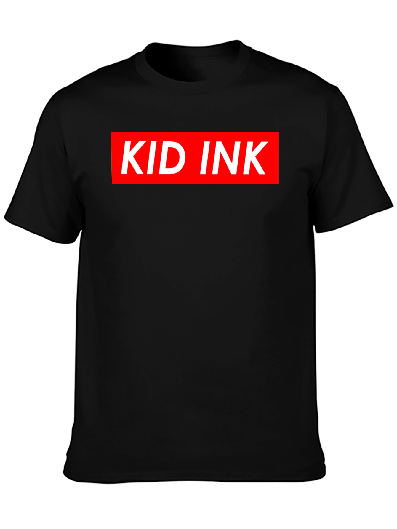 Kid Ink Graphic Tee - Bold Red on Black