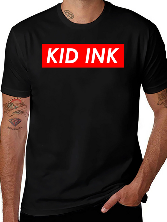 Kid Ink Graphic Tee - Bold Red on Black