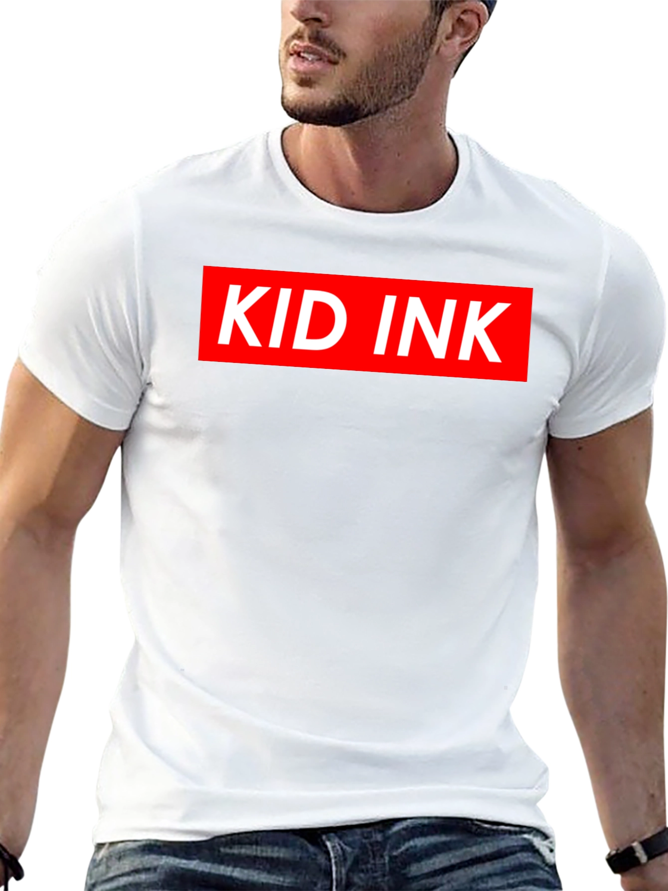Kid Ink Graphic Tee - Bold Red on Black