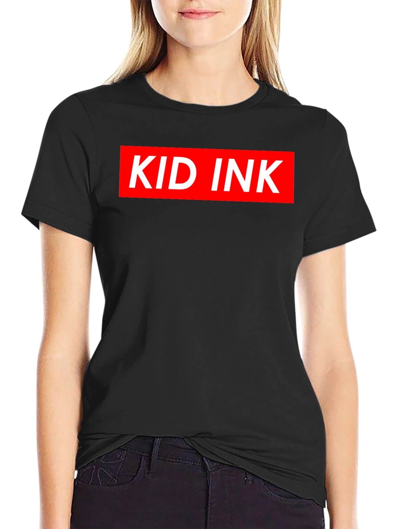 Kid Ink Graphic Tee - Bold Red on Black