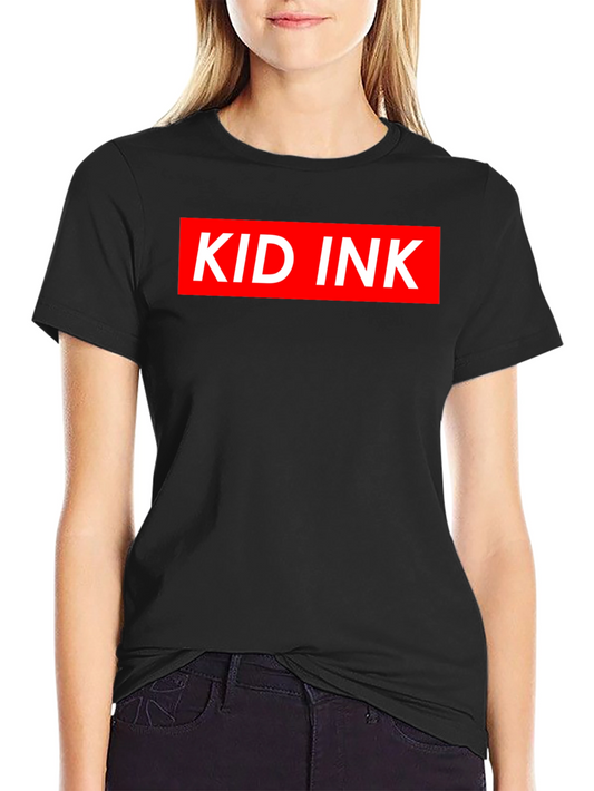 Kid Ink Graphic Tee - Bold Red on Black