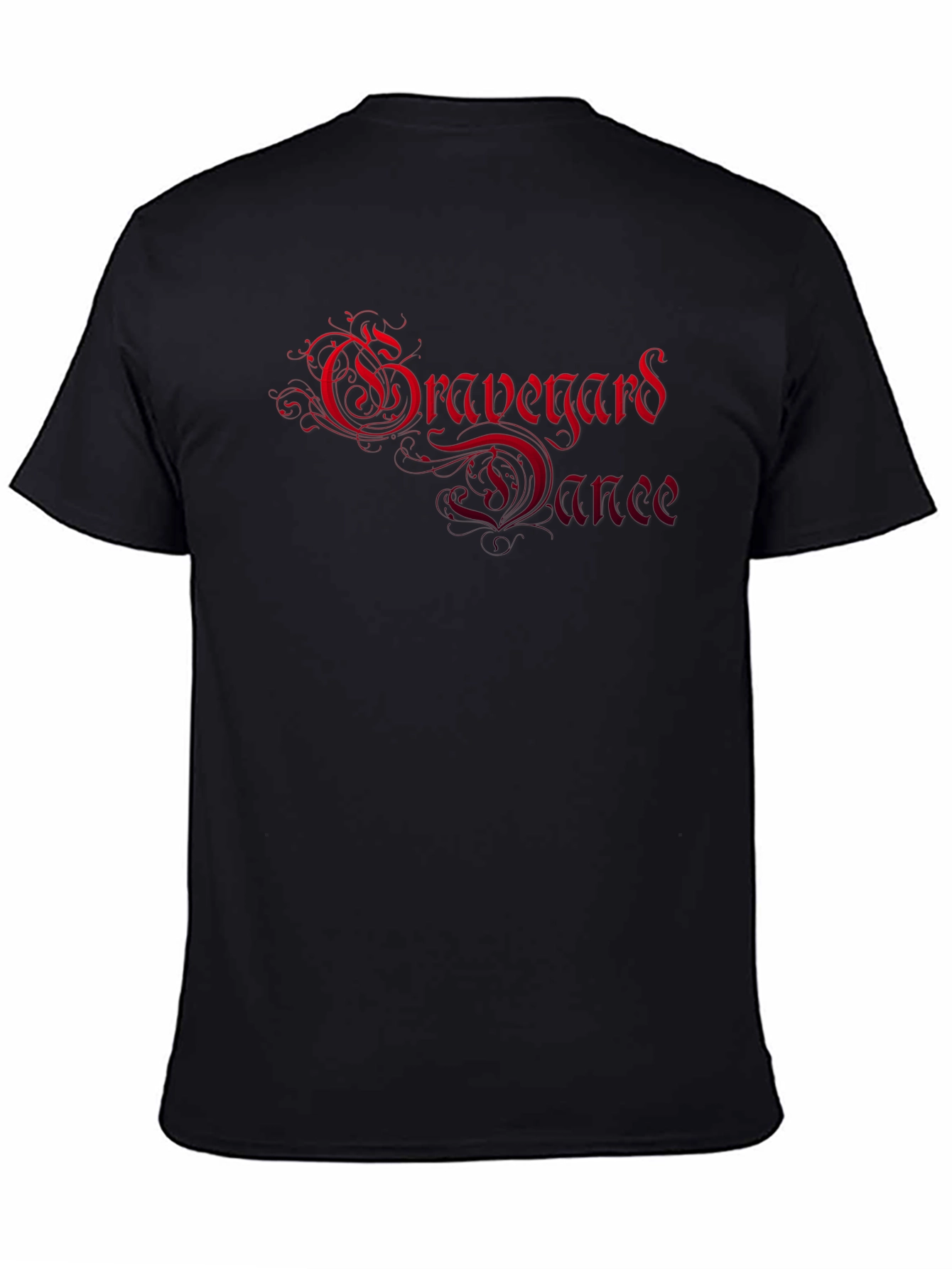 Graveyard Dance Graphic Tee - Black Cotton T-Shirt