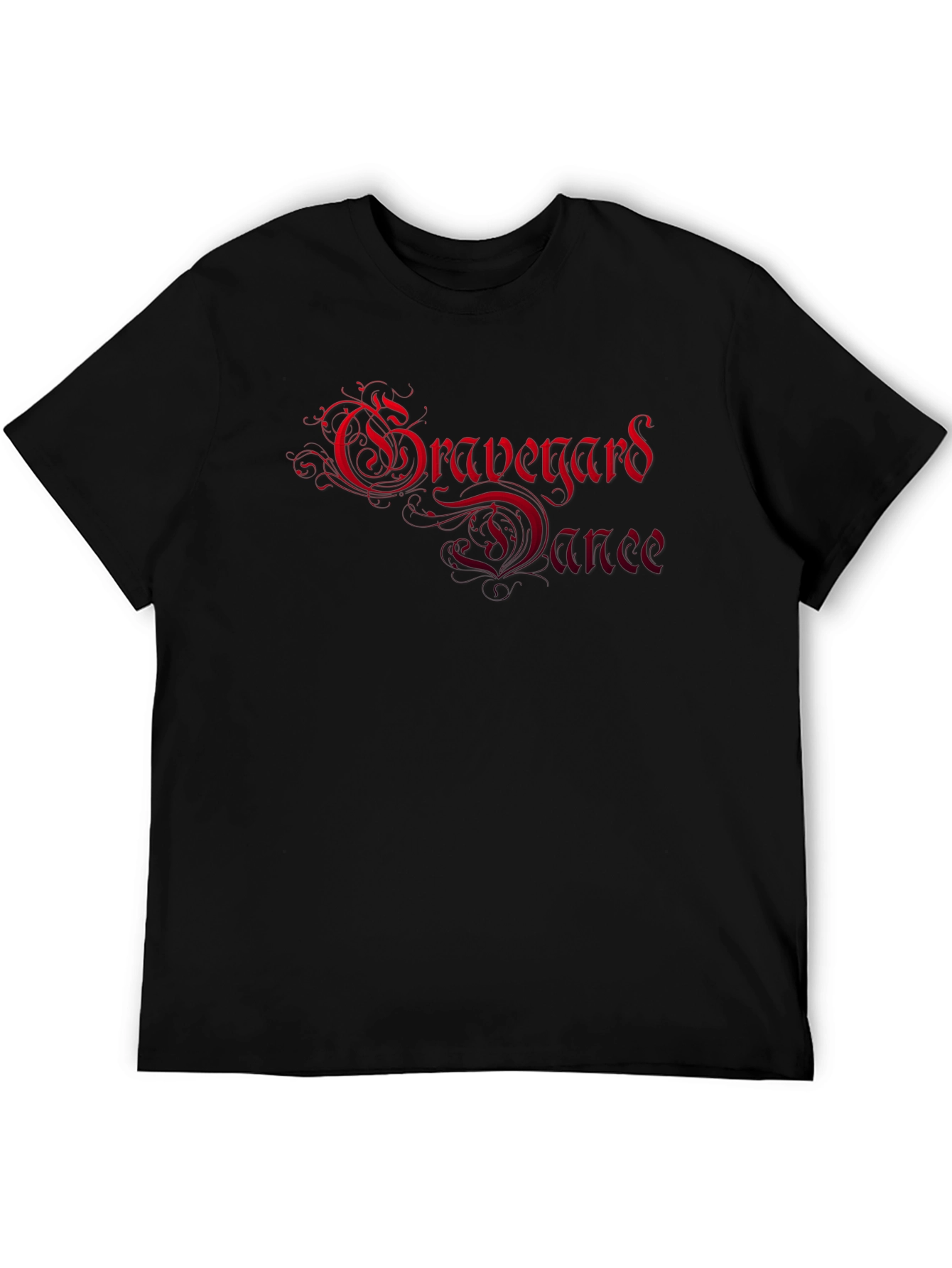 Graveyard Dance Graphic Tee - Black Cotton T-Shirt