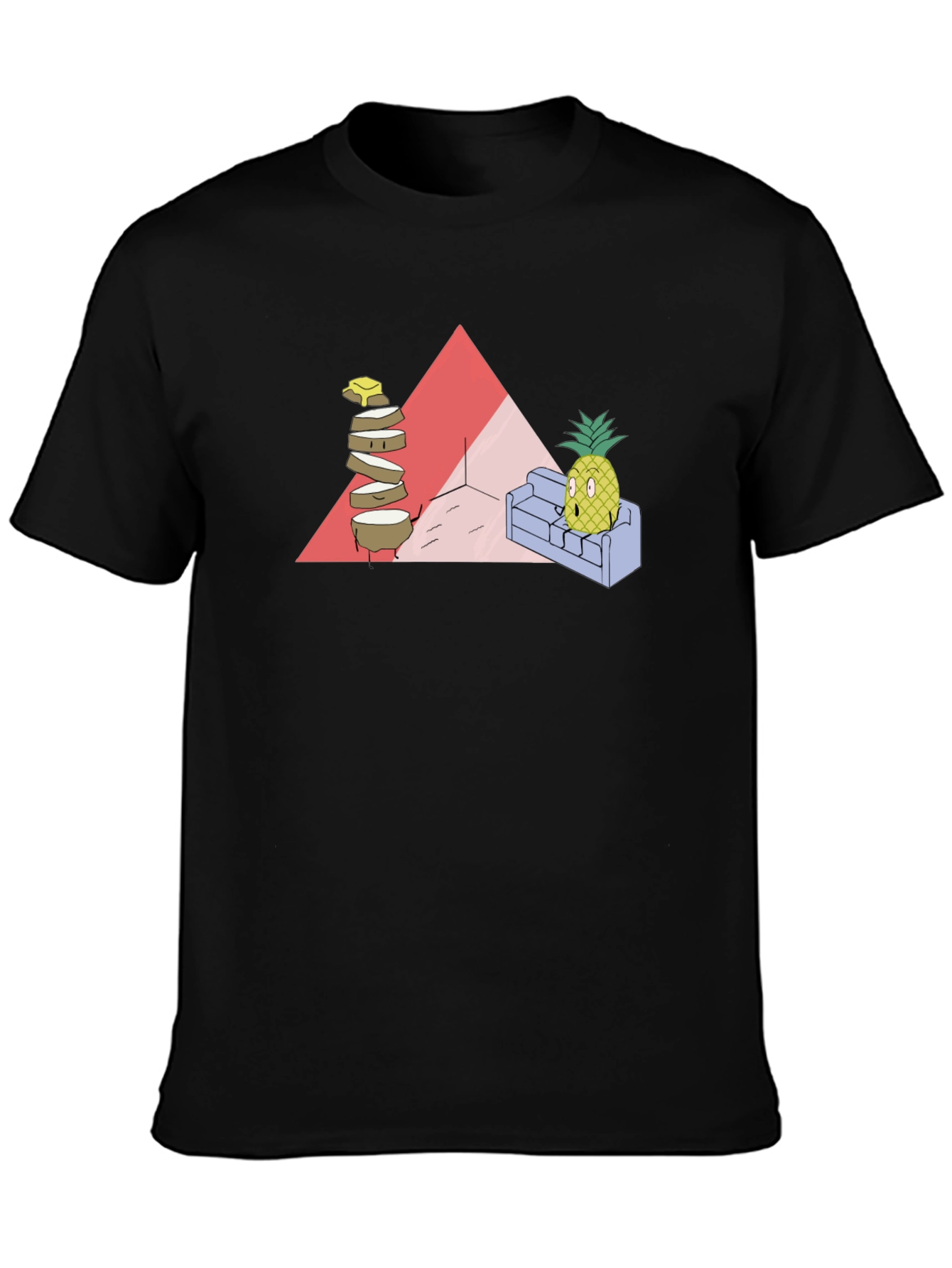 Pineapple on Couch Graphic Tee
