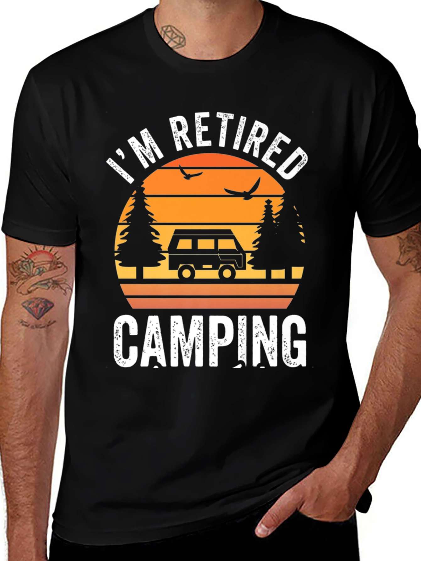 Im Retired Camping T-Shirt - Outdoor Adventure Tee