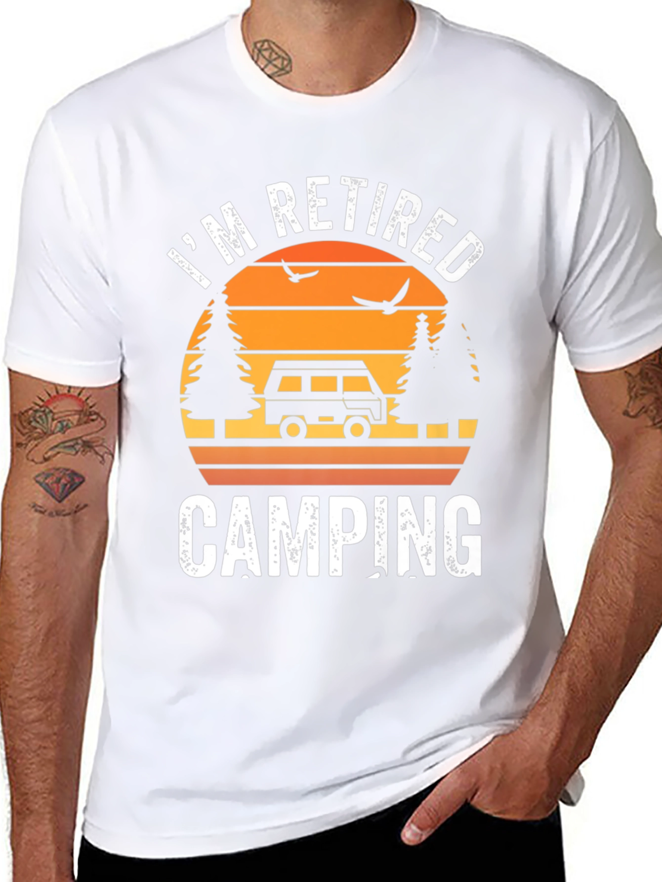 Im Retired Camping T-Shirt - Outdoor Adventure Tee