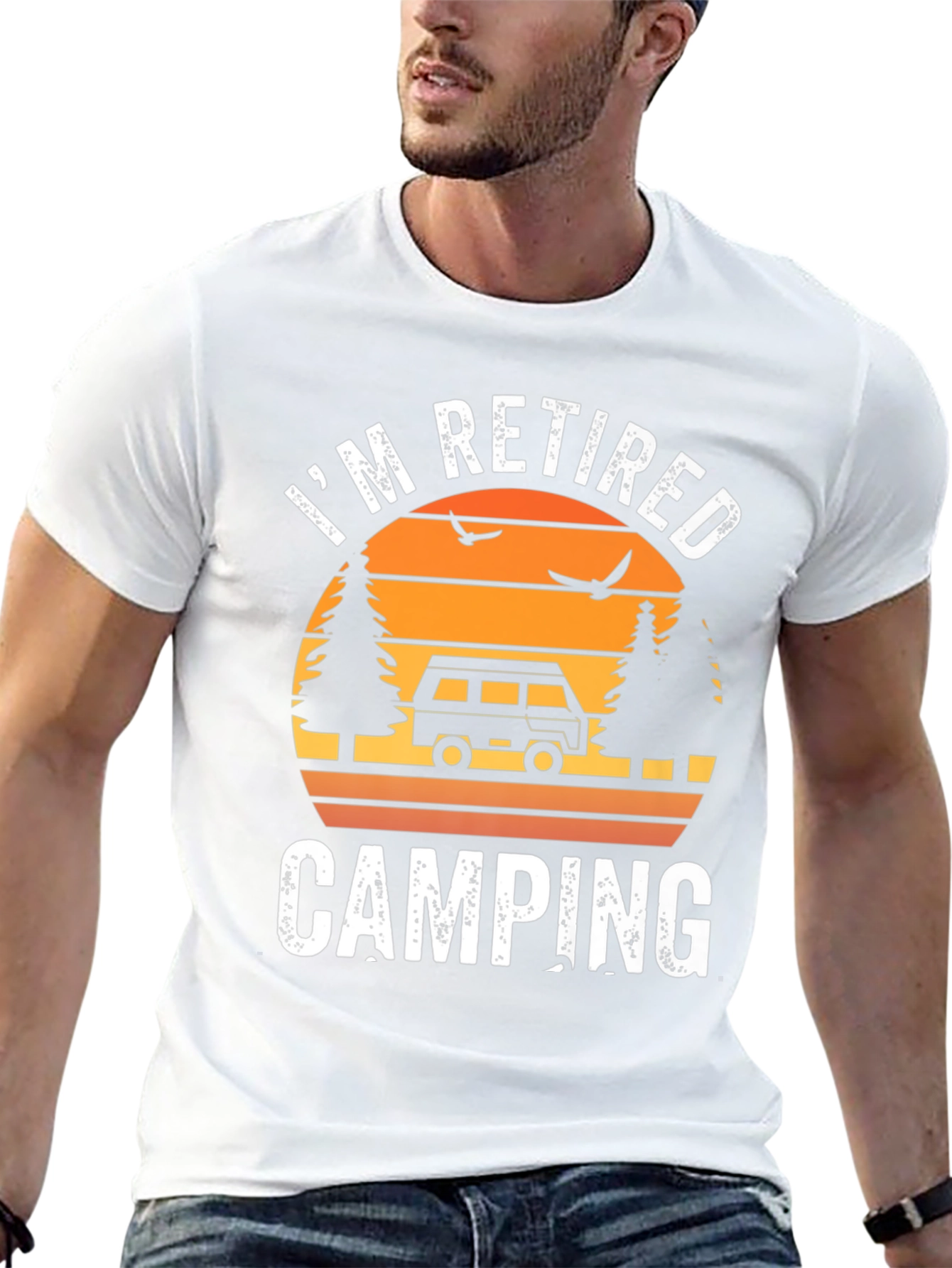 Im Retired Camping T-Shirt - Outdoor Adventure Tee