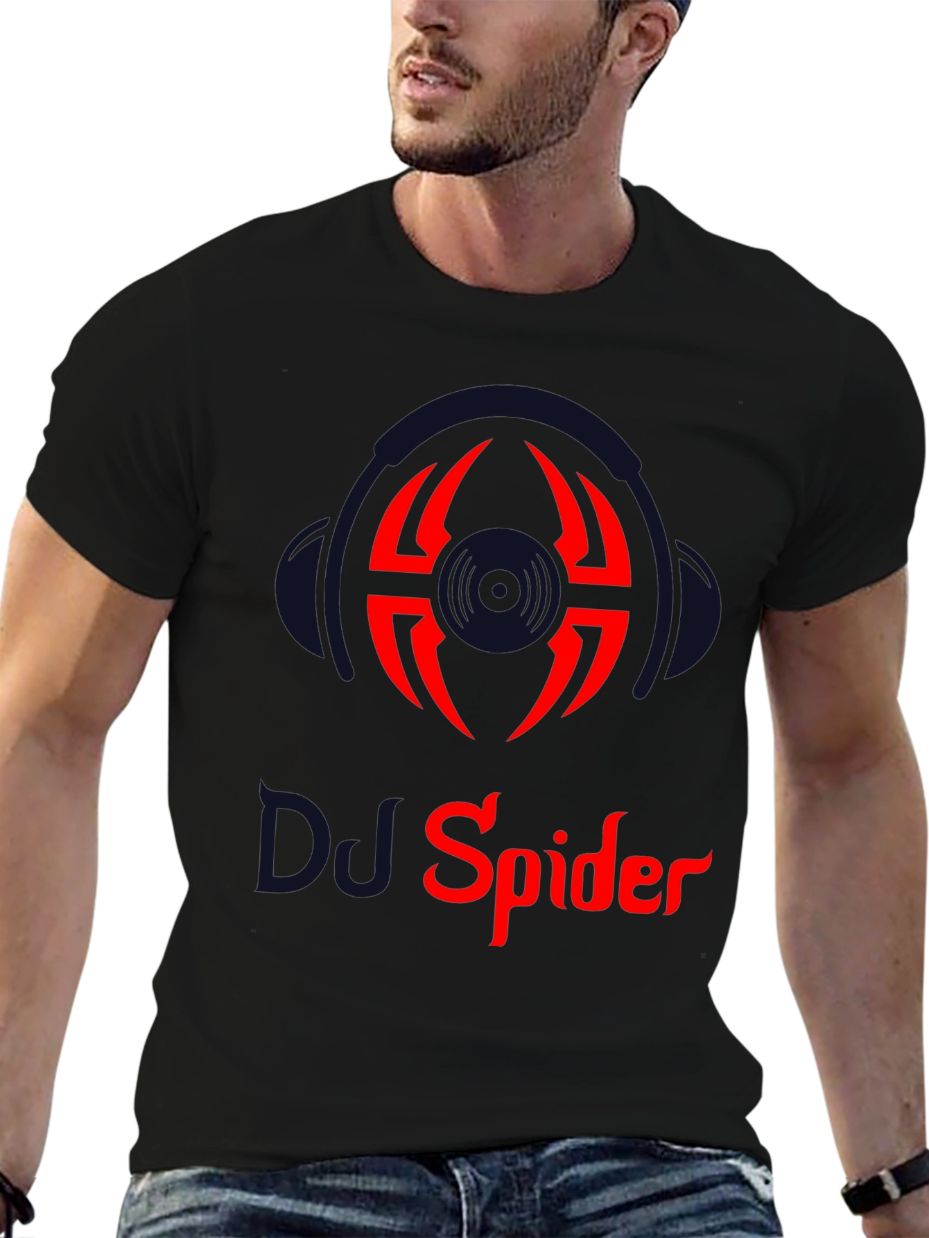 DJ Spider Graphic T-Shirt - Music Lovers Tee