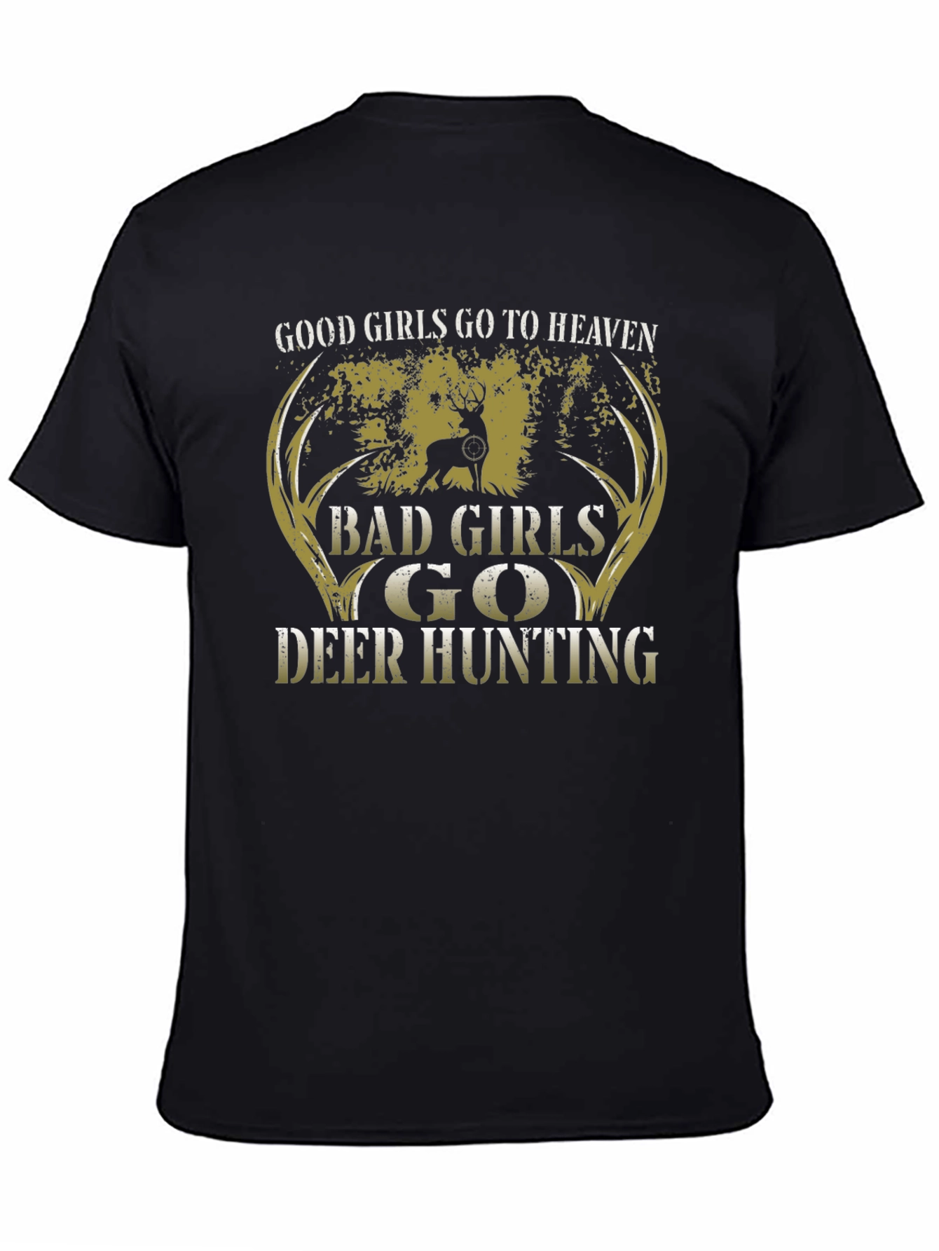 Deer Hunting Graphic T-Shirt for Women