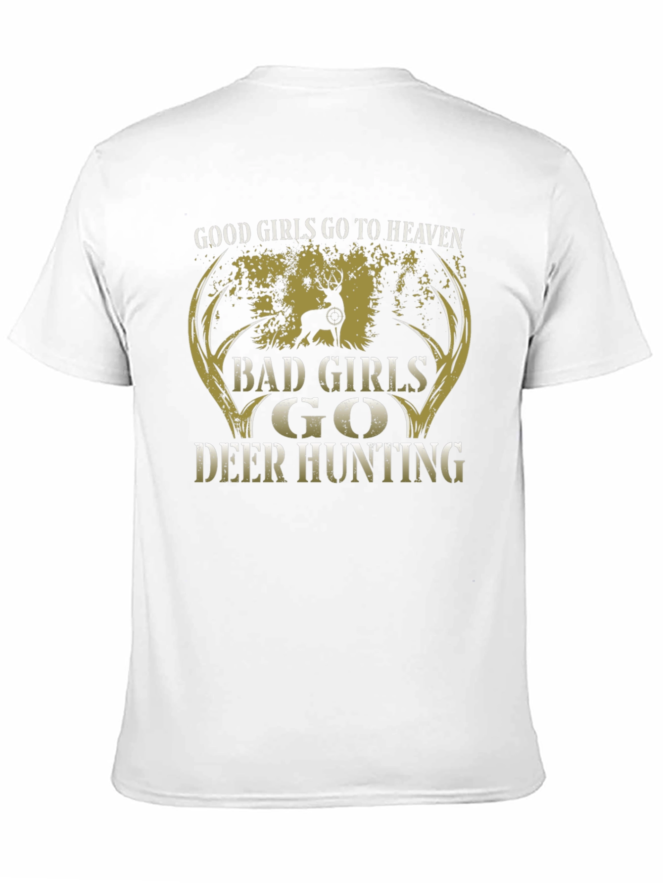 Deer Hunting Graphic T-Shirt for Women