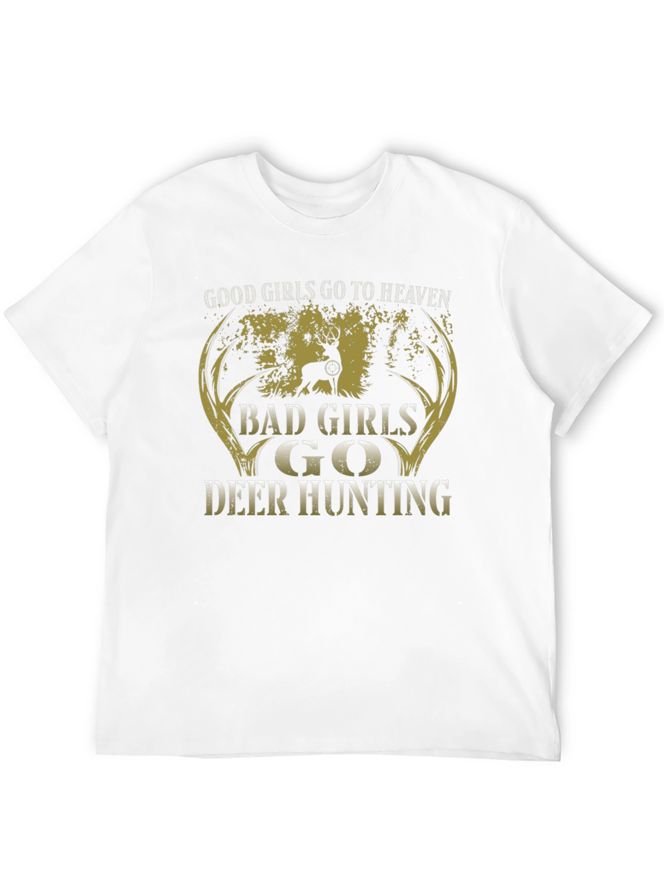 Deer Hunting Graphic T-Shirt for Women
