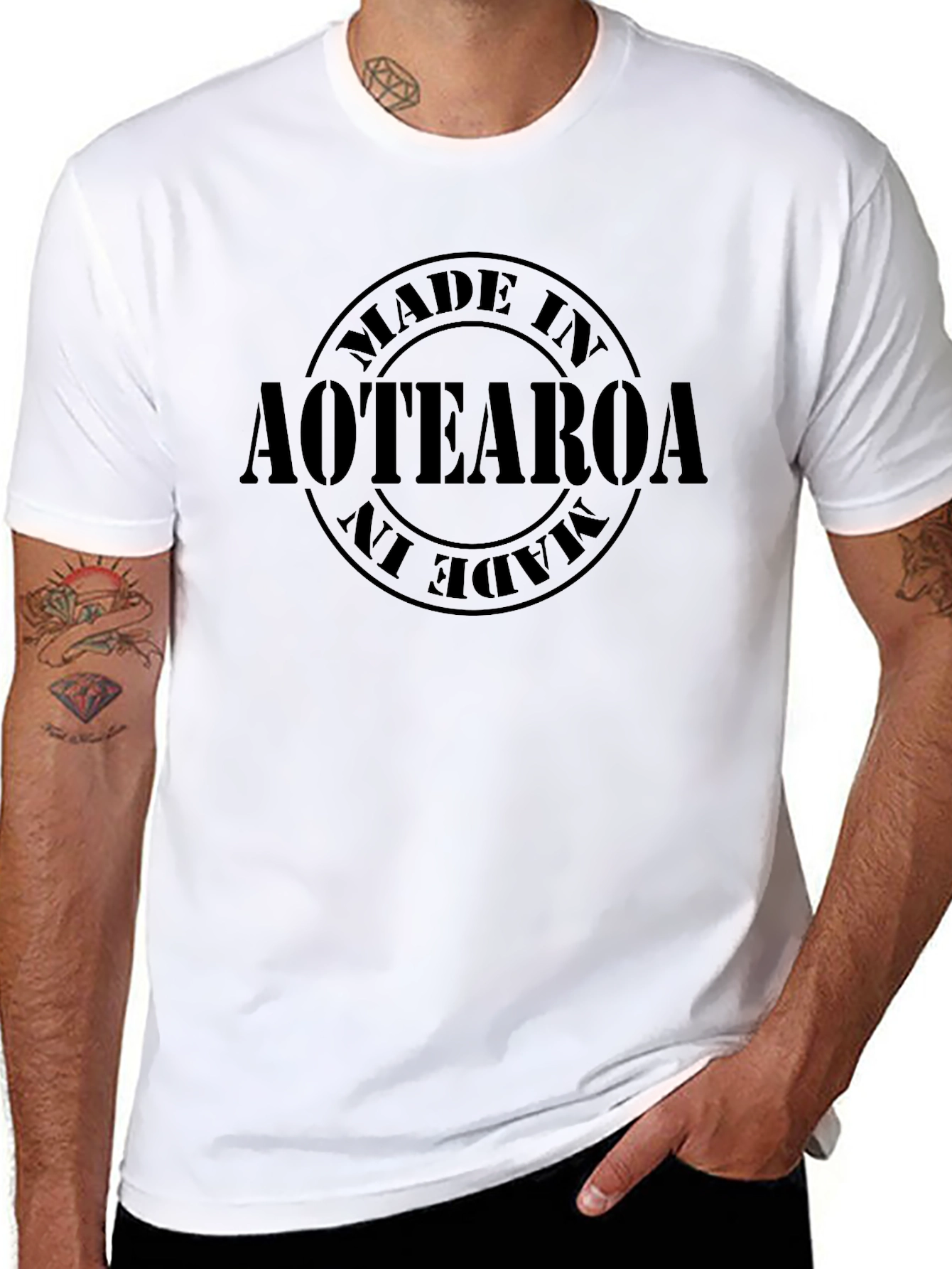 Made in Aotearoa Black Tee