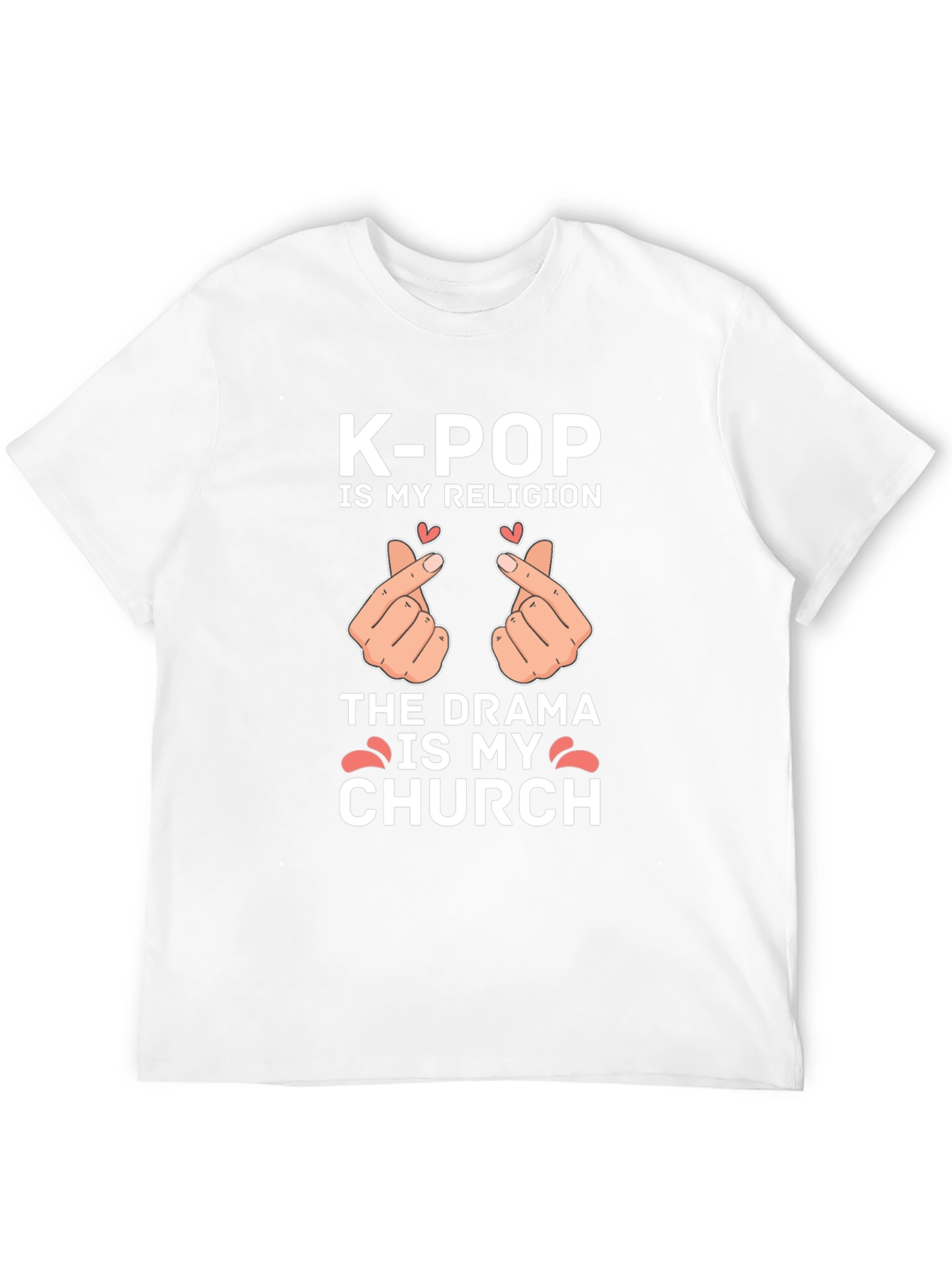 K-Pop Religion T-Shirt - Drama is My Church Tee