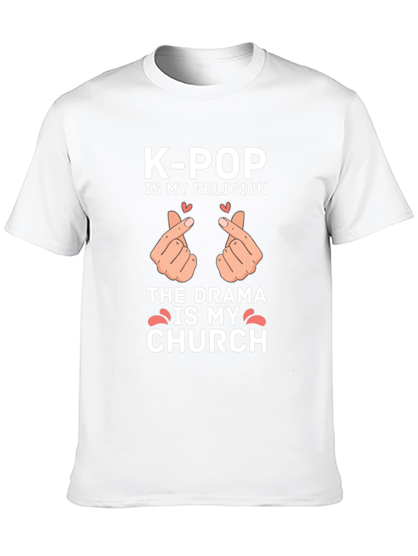 K-Pop Religion T-Shirt - Drama is My Church Tee