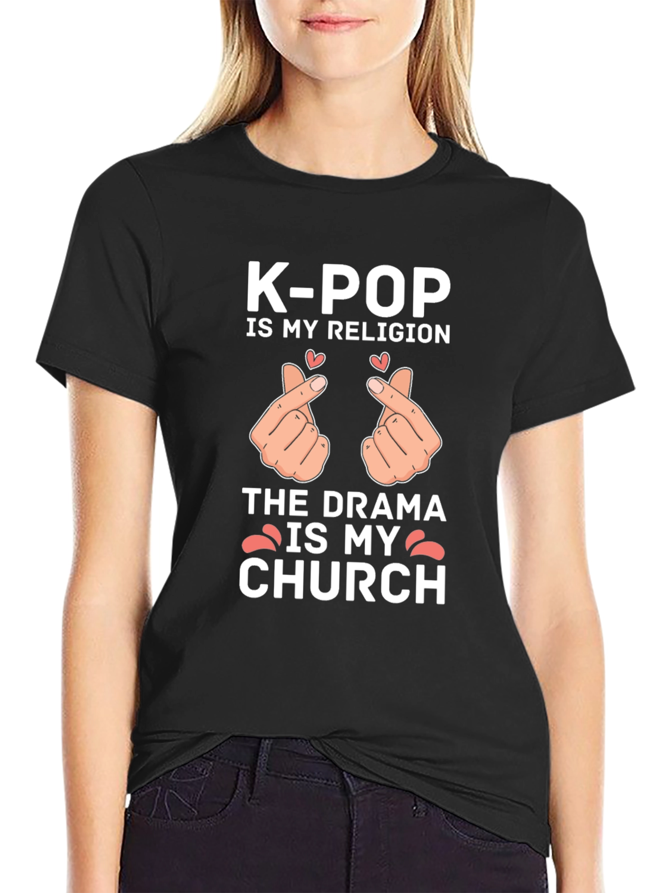 K-Pop Religion T-Shirt - Drama is My Church Tee