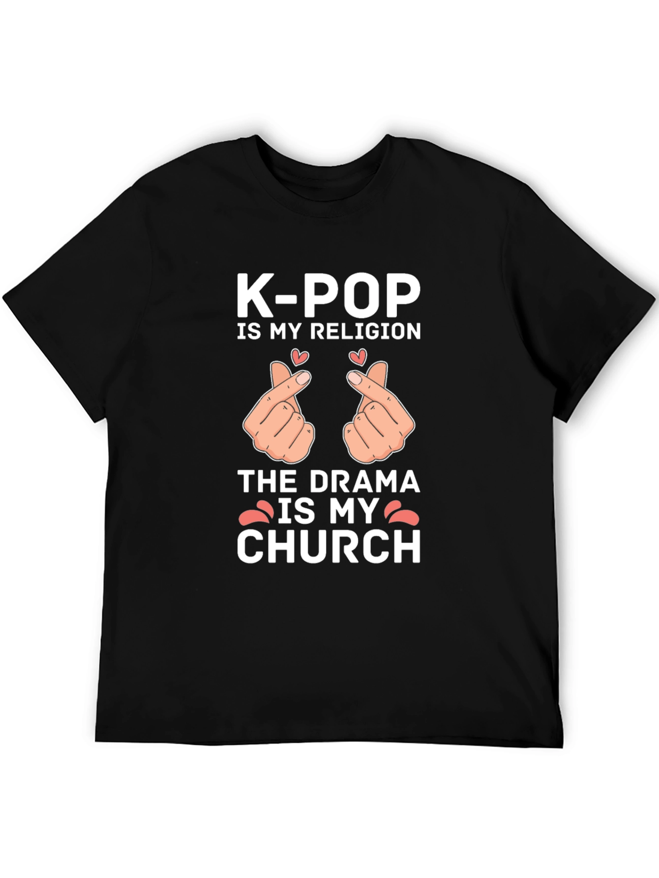K-Pop Religion T-Shirt - Drama is My Church Tee