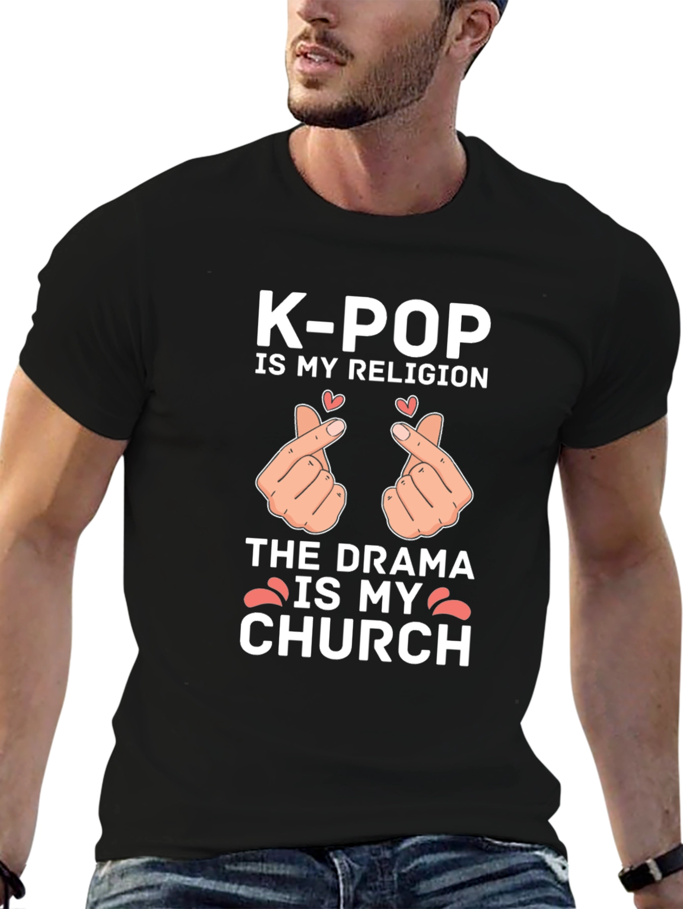 K-Pop Religion T-Shirt - Drama is My Church Tee