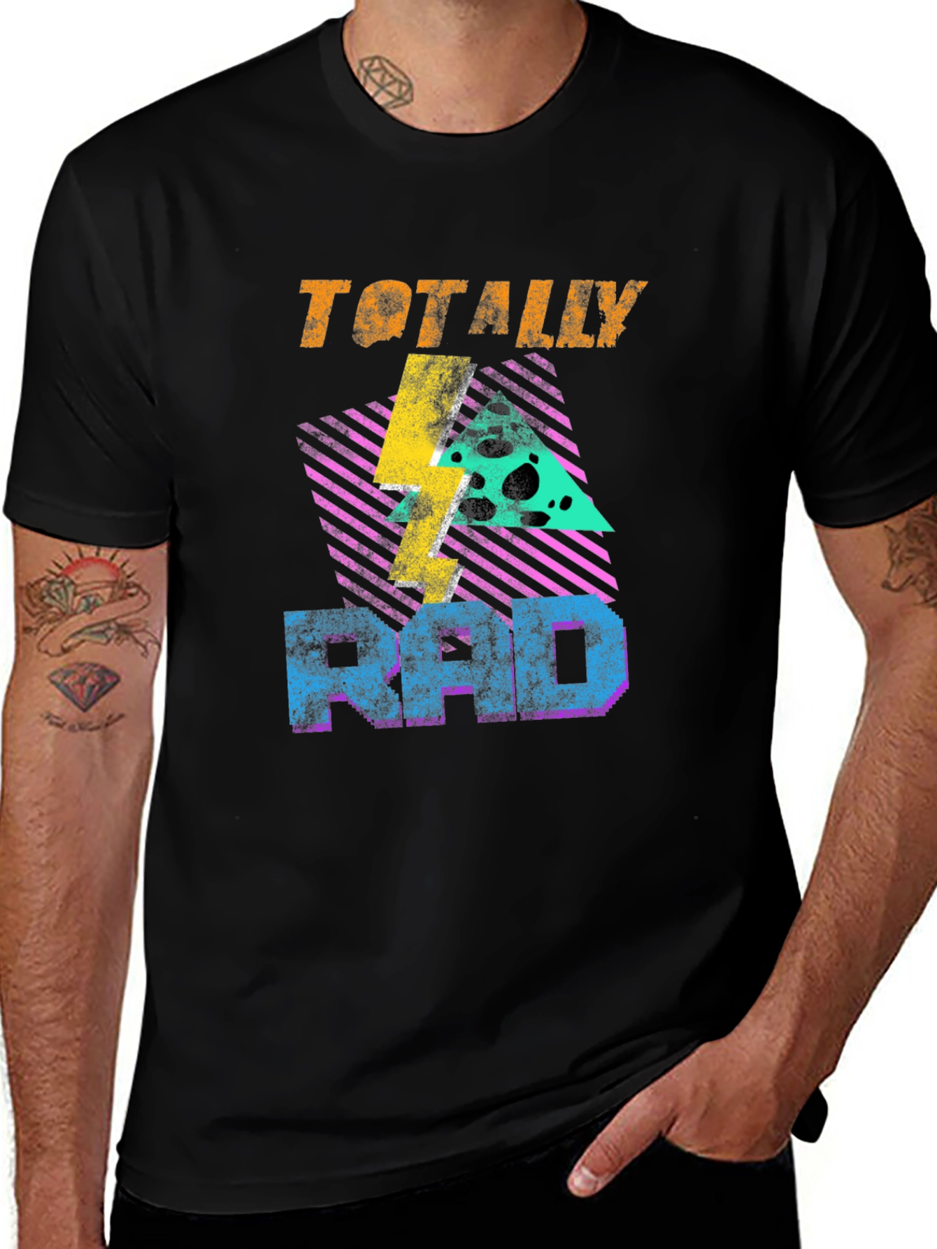 Totally Rad 80s Style Graphic Tee