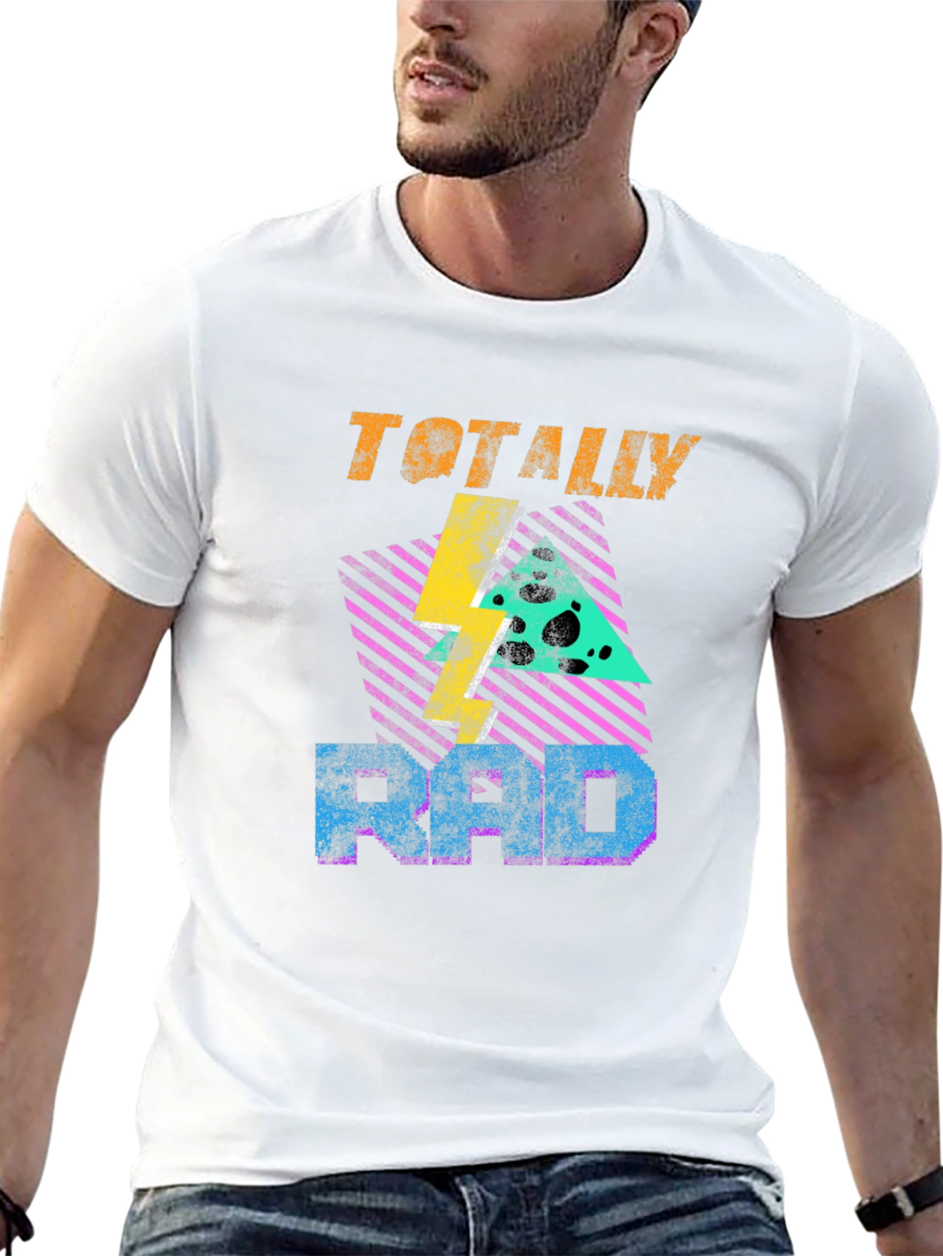 Totally Rad 80s Style Graphic Tee