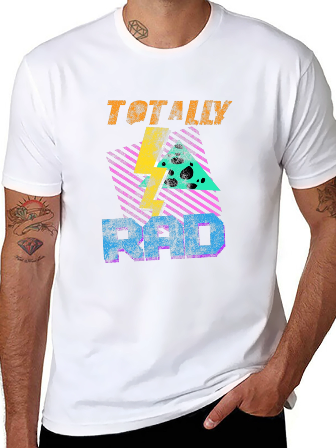Totally Rad 80s Style Graphic Tee