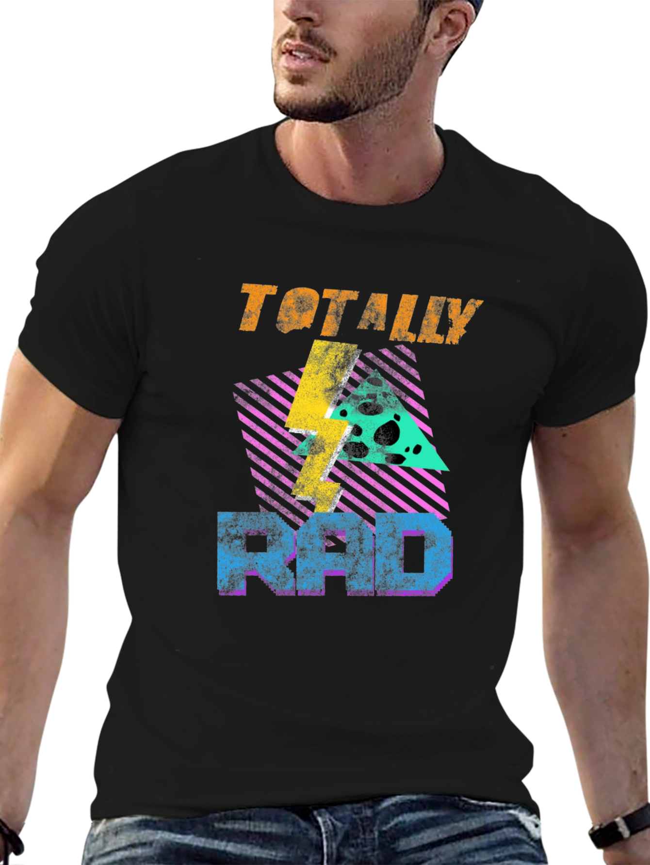 Totally Rad 80s Style Graphic Tee