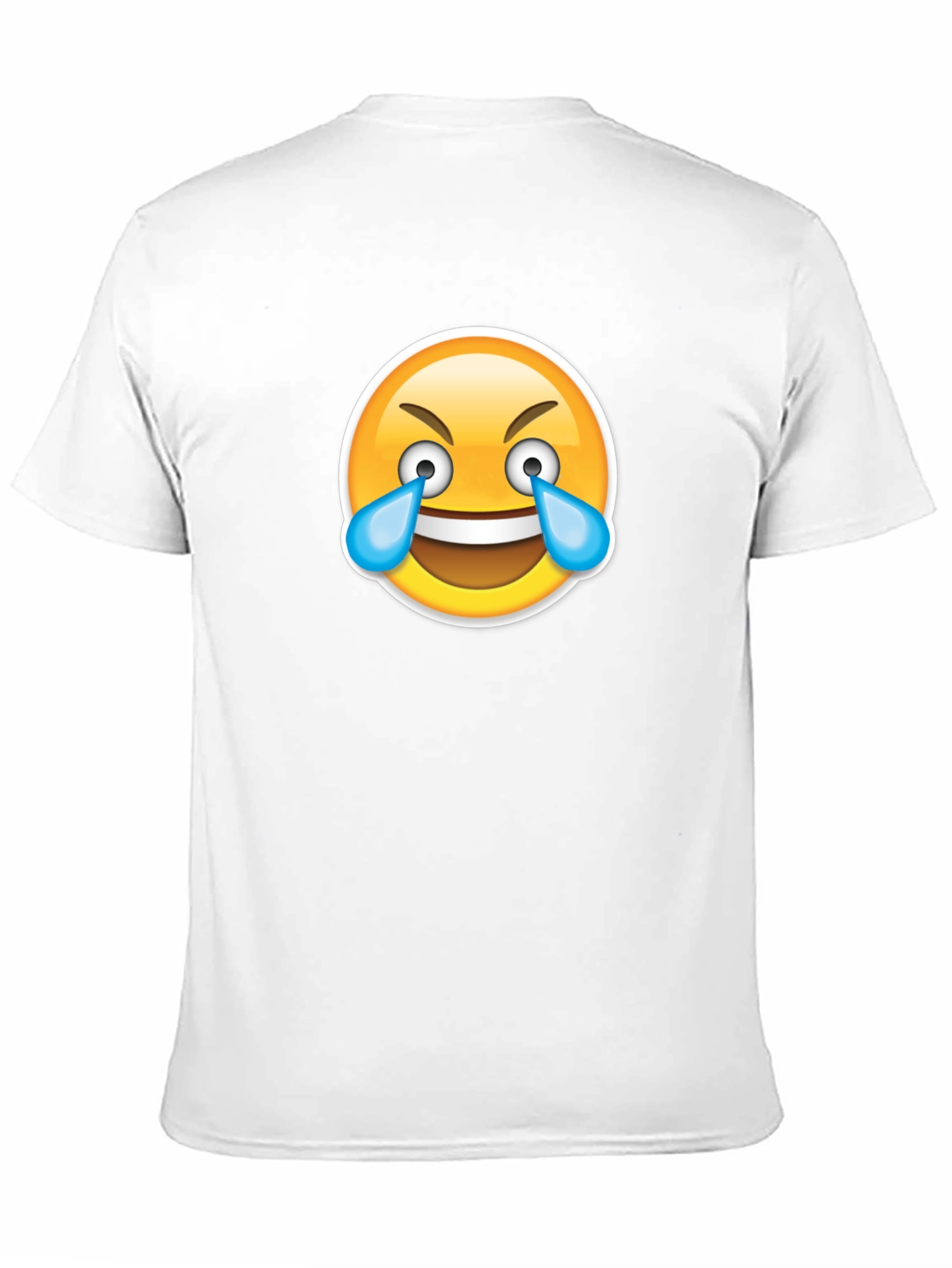 Laughing Emoji T-Shirt - Black Cotton Tee