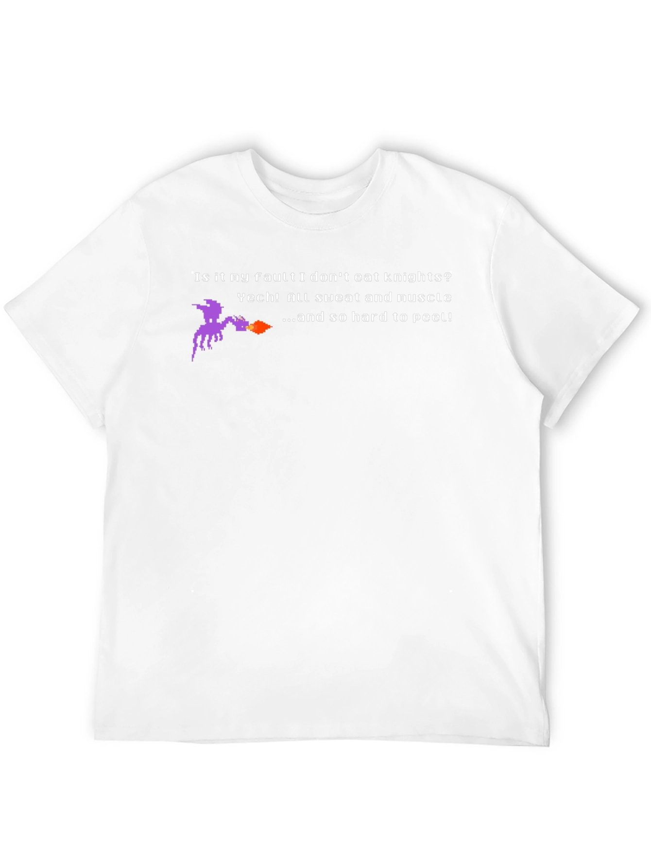Dragon Knights T-Shirt - Pixel Art Funny Tee