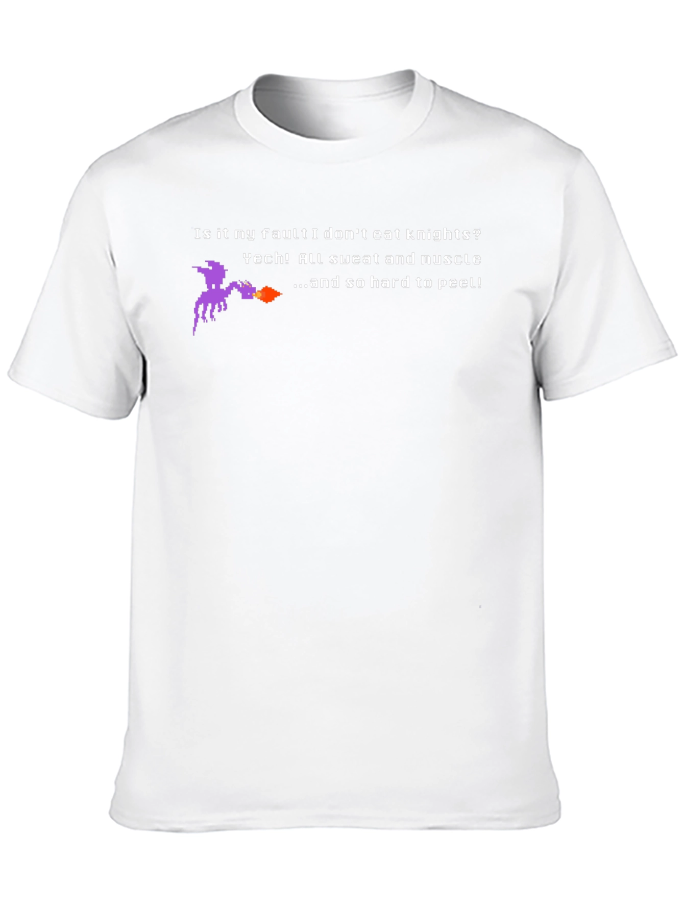 Dragon Knights T-Shirt - Pixel Art Funny Tee