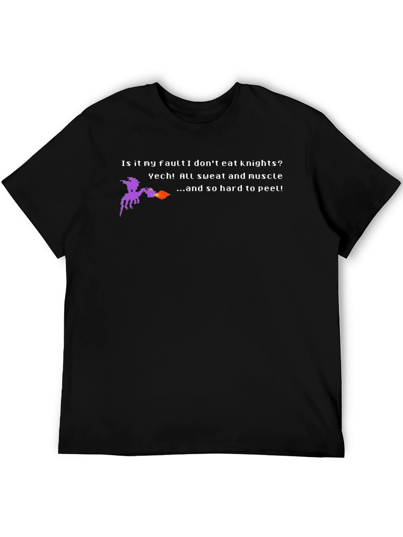 Dragon Knights T-Shirt - Pixel Art Funny Tee