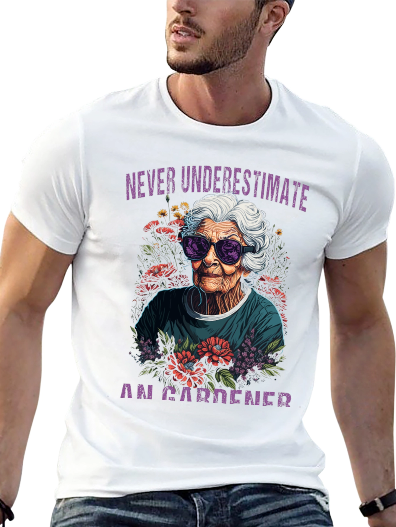 Never Underestimate Gardener T-Shirt