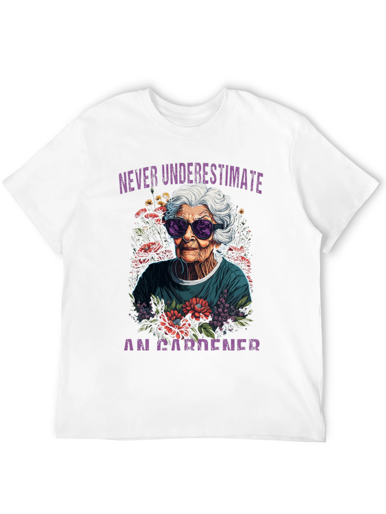 Never Underestimate Gardener T-Shirt