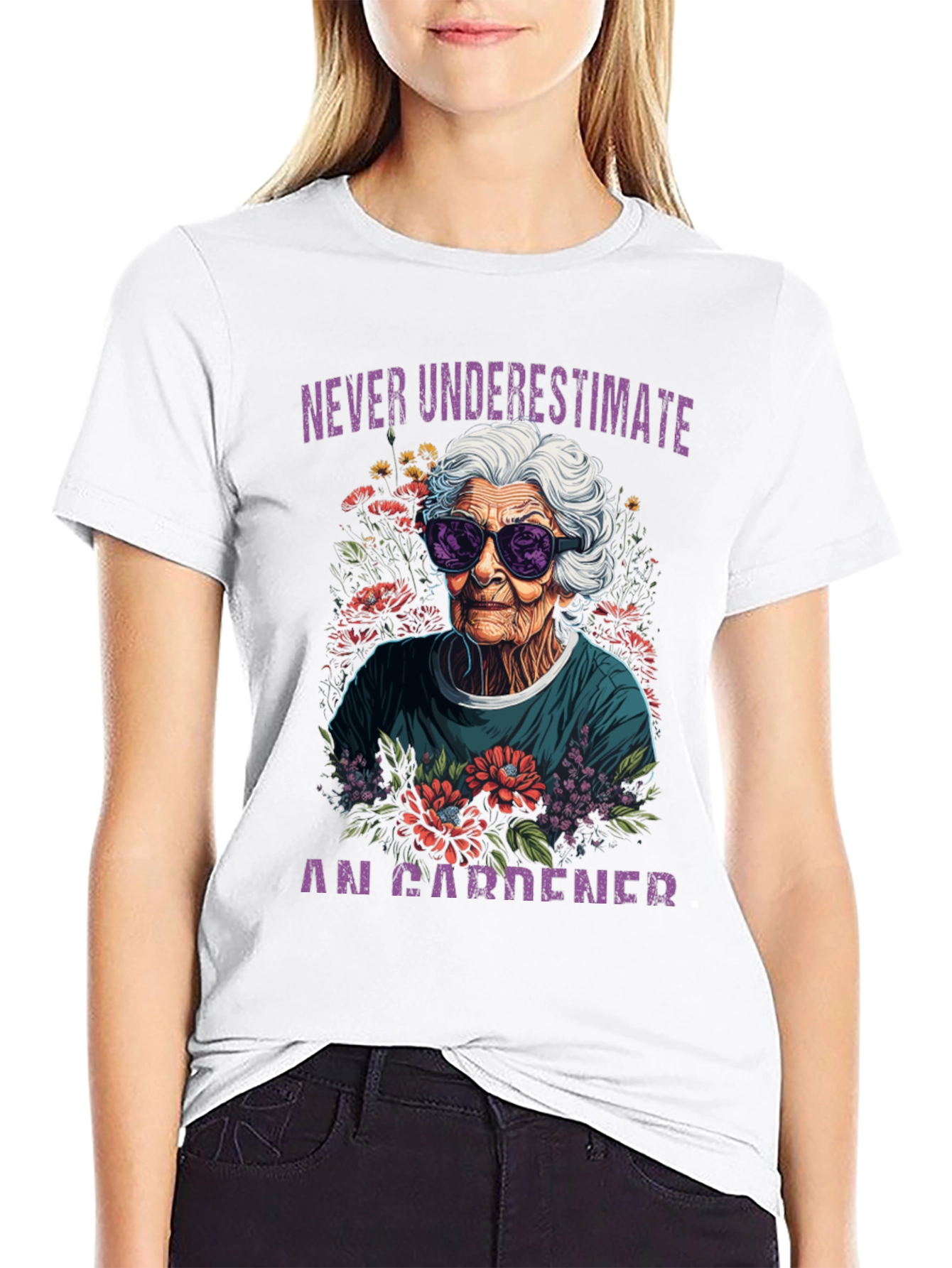 Never Underestimate Gardener T-Shirt