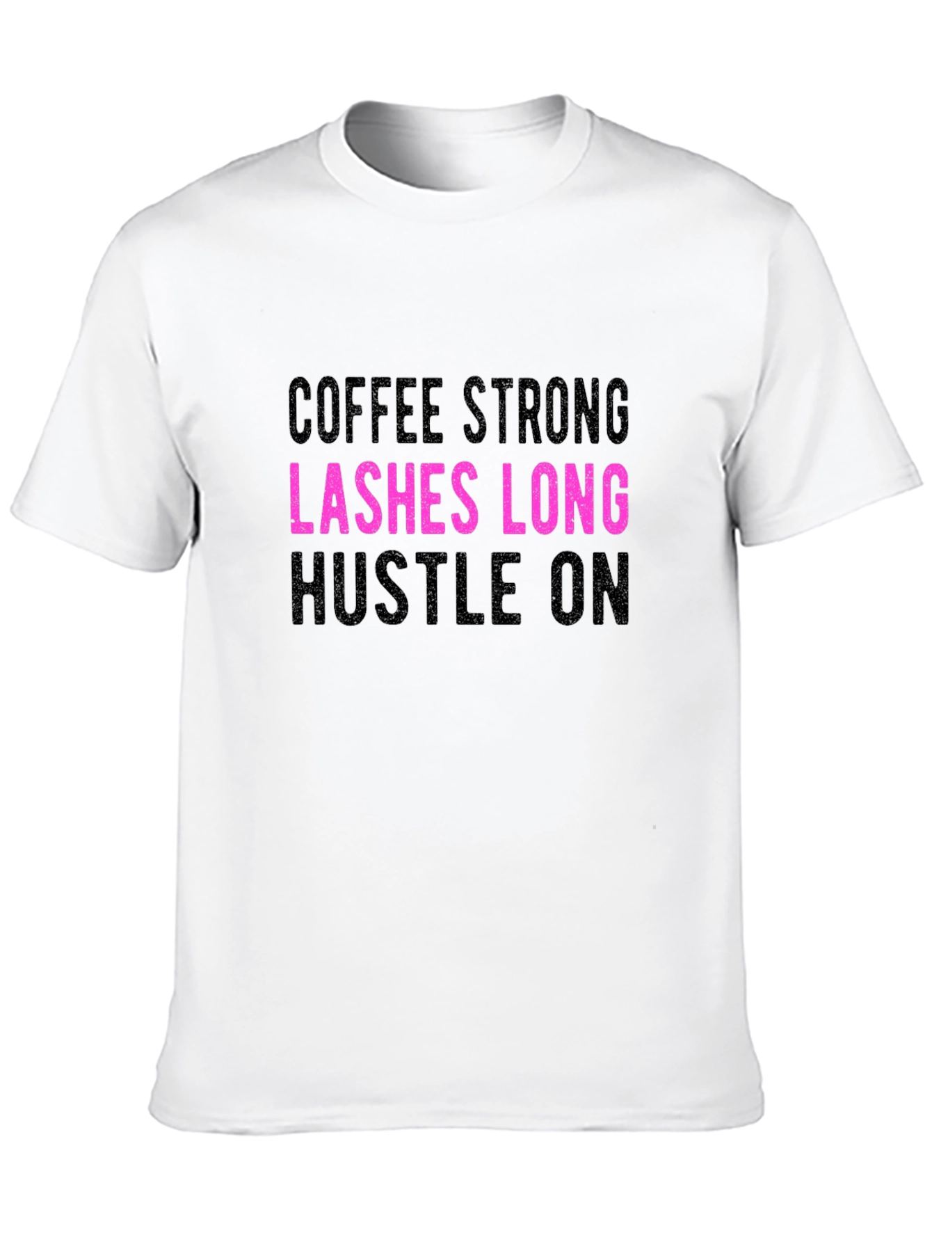 Coffee Strong Lashes Long T-Shirt