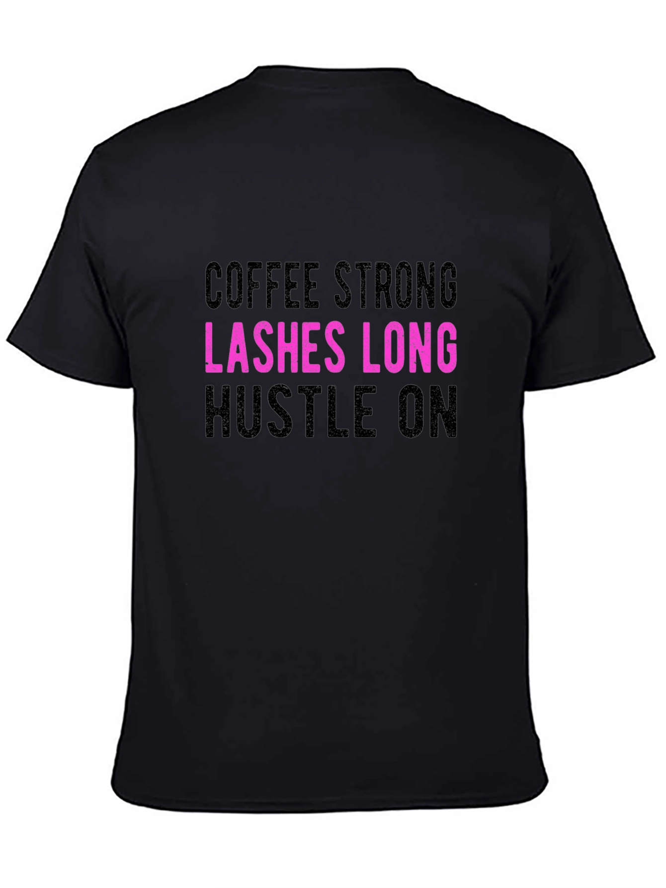 Coffee Strong Lashes Long T-Shirt